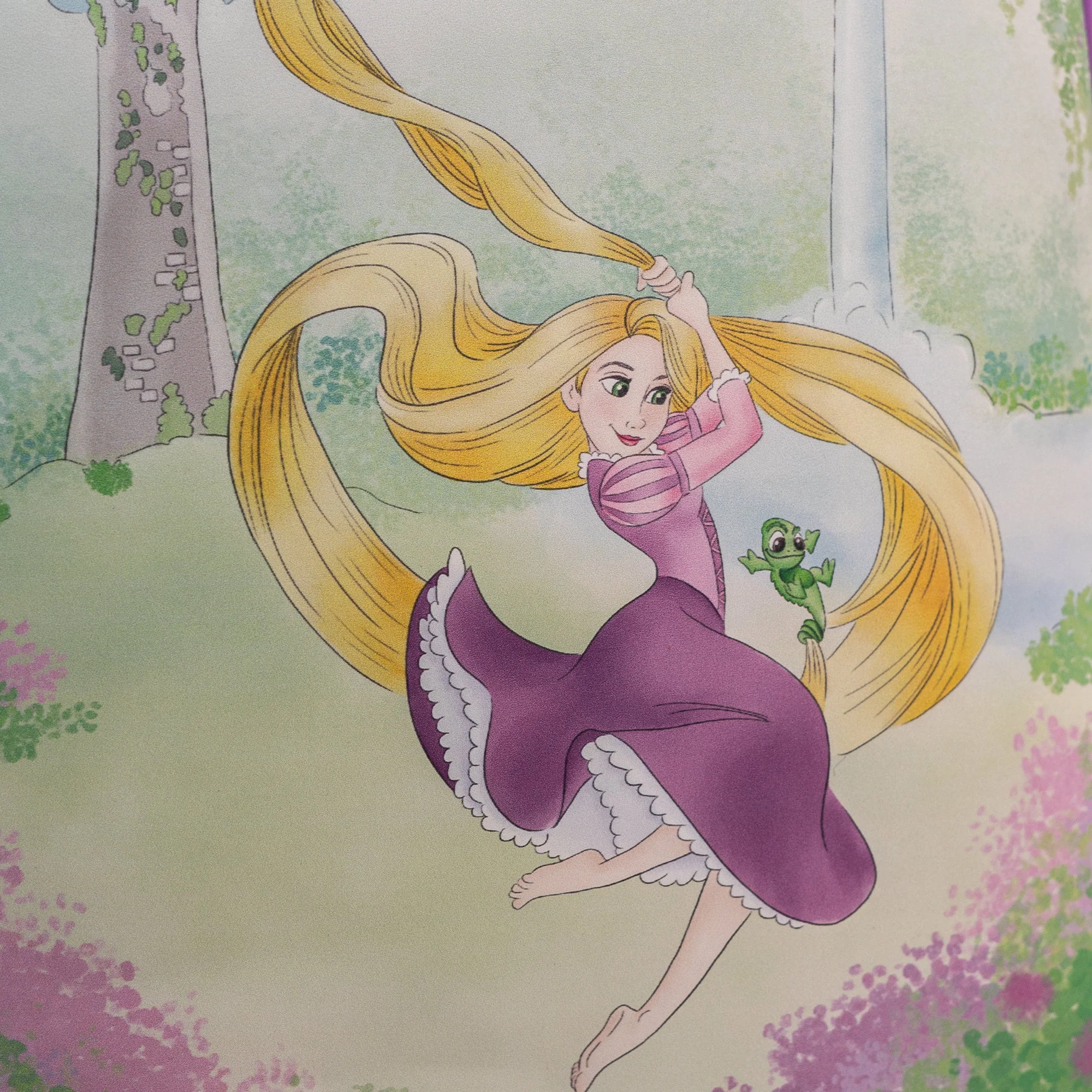 Loungefly x Disney Tangled Rapunzel Tower Scene Mini Backpack - Image 4