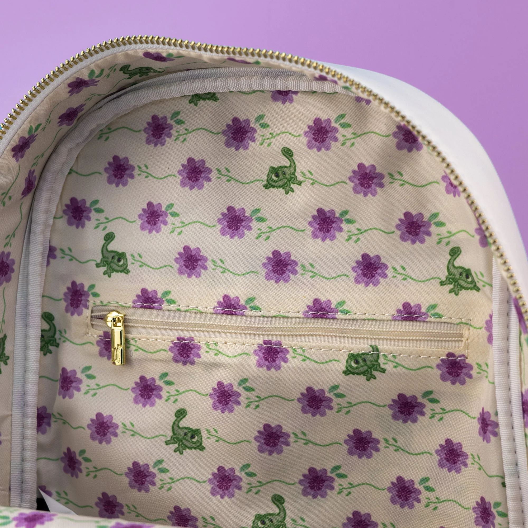 Loungefly x Disney Tangled Rapunzel Tower Scene Mini Backpack - Image 6