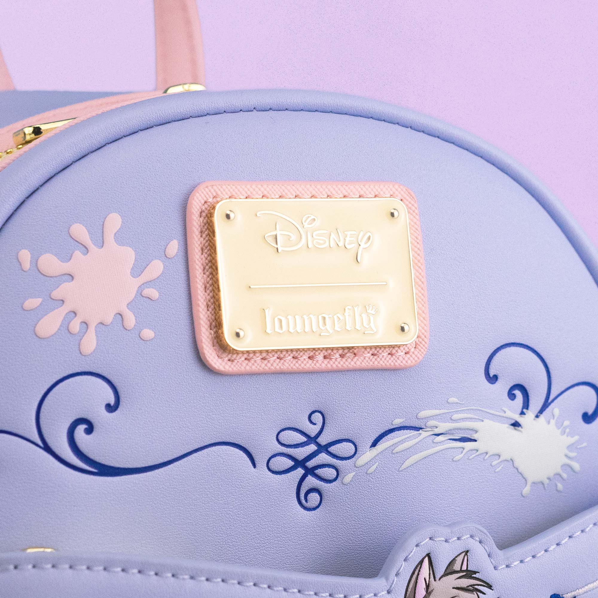 Loungefly x Disney The Aristocats Kittens Piano Paint Scene Mini Backpack - Image 2