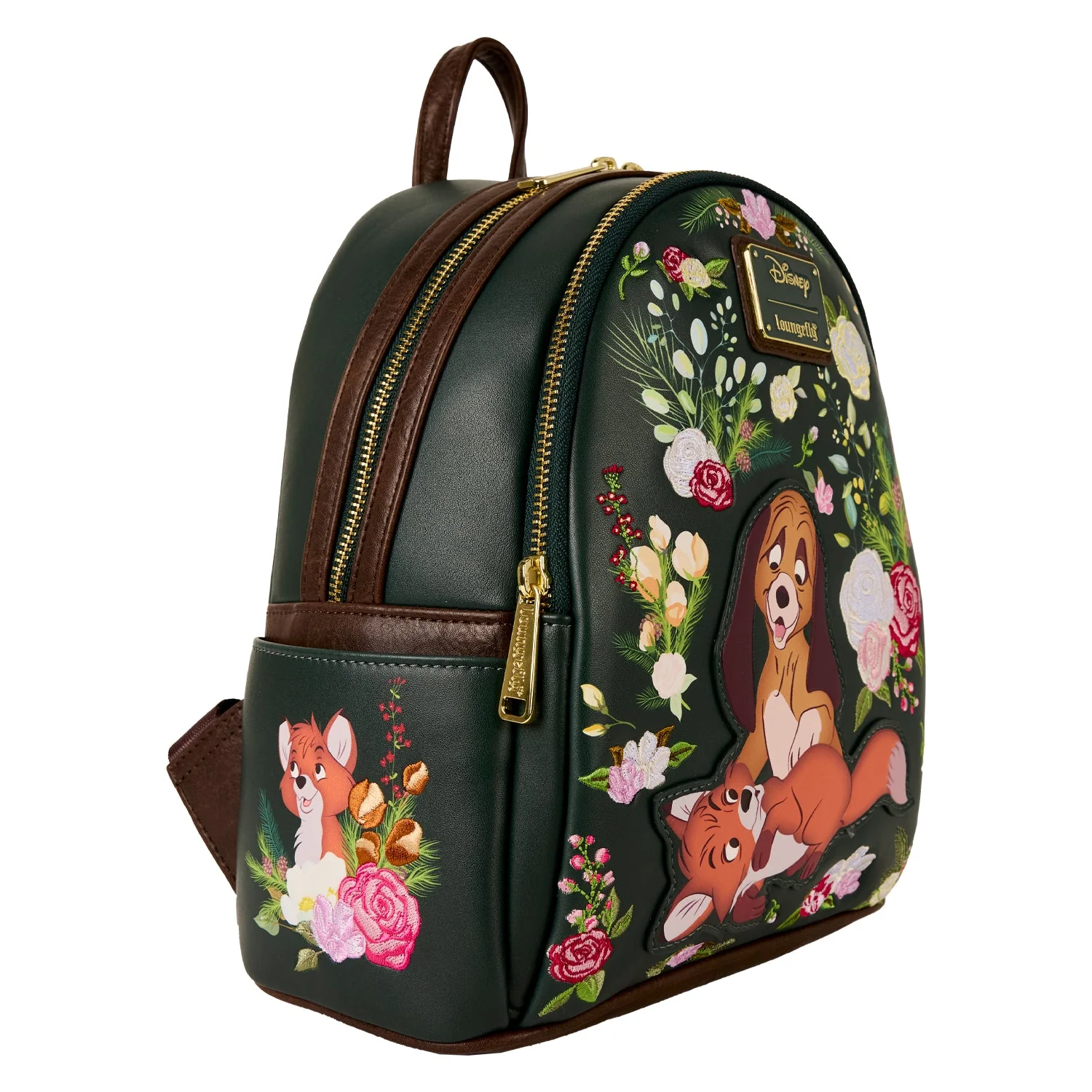 Loungefly x Disney The Fox And The Hound Floral Mini Backpack - Image 6