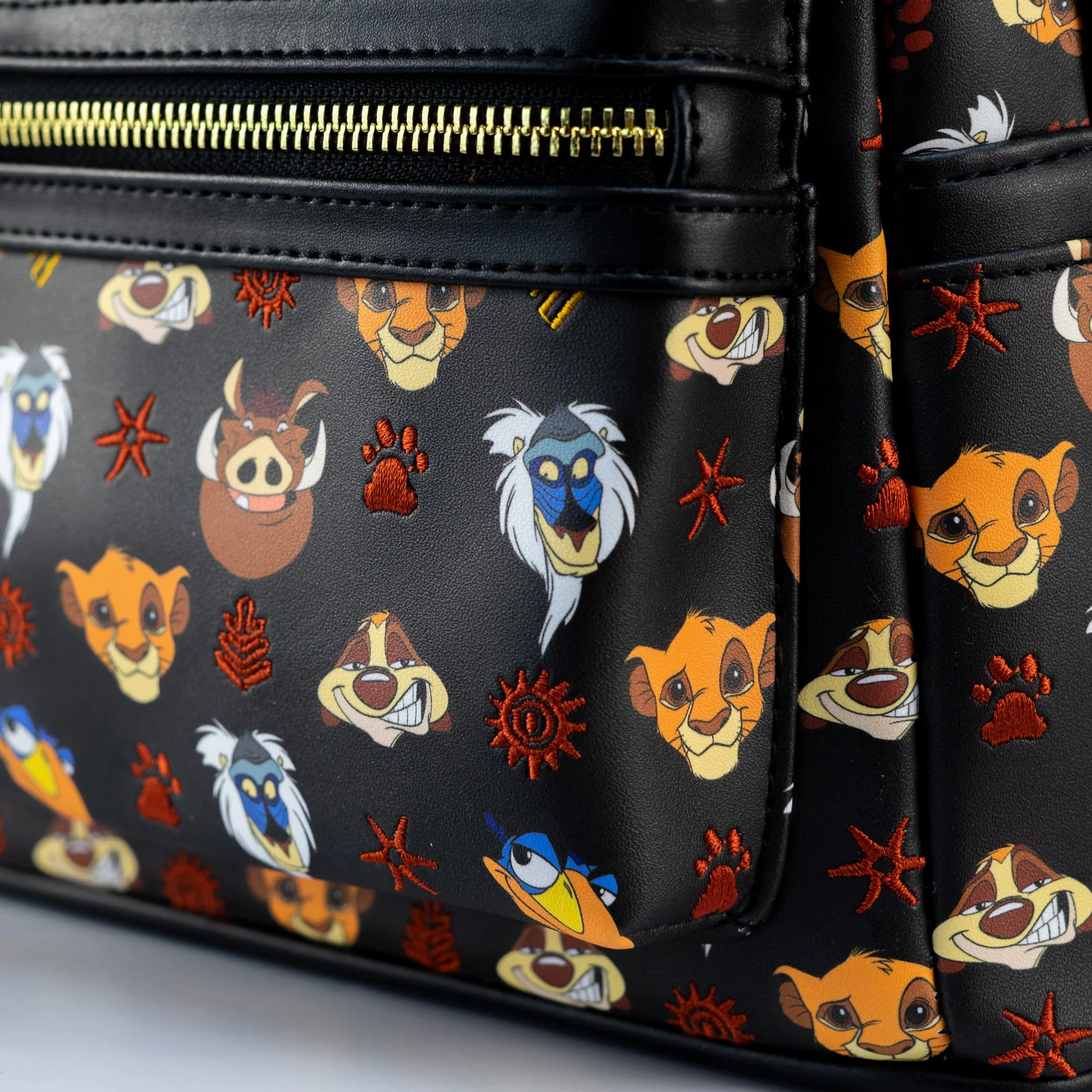 Loungefly x Disney The Lion King Faces AOP Mini Backpack - Image 3