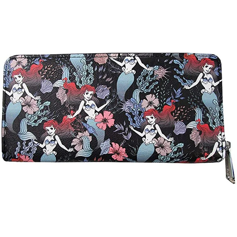 Loungefly x Disney The Little Mermaid Ariel Floral AOP Purse - Image 2