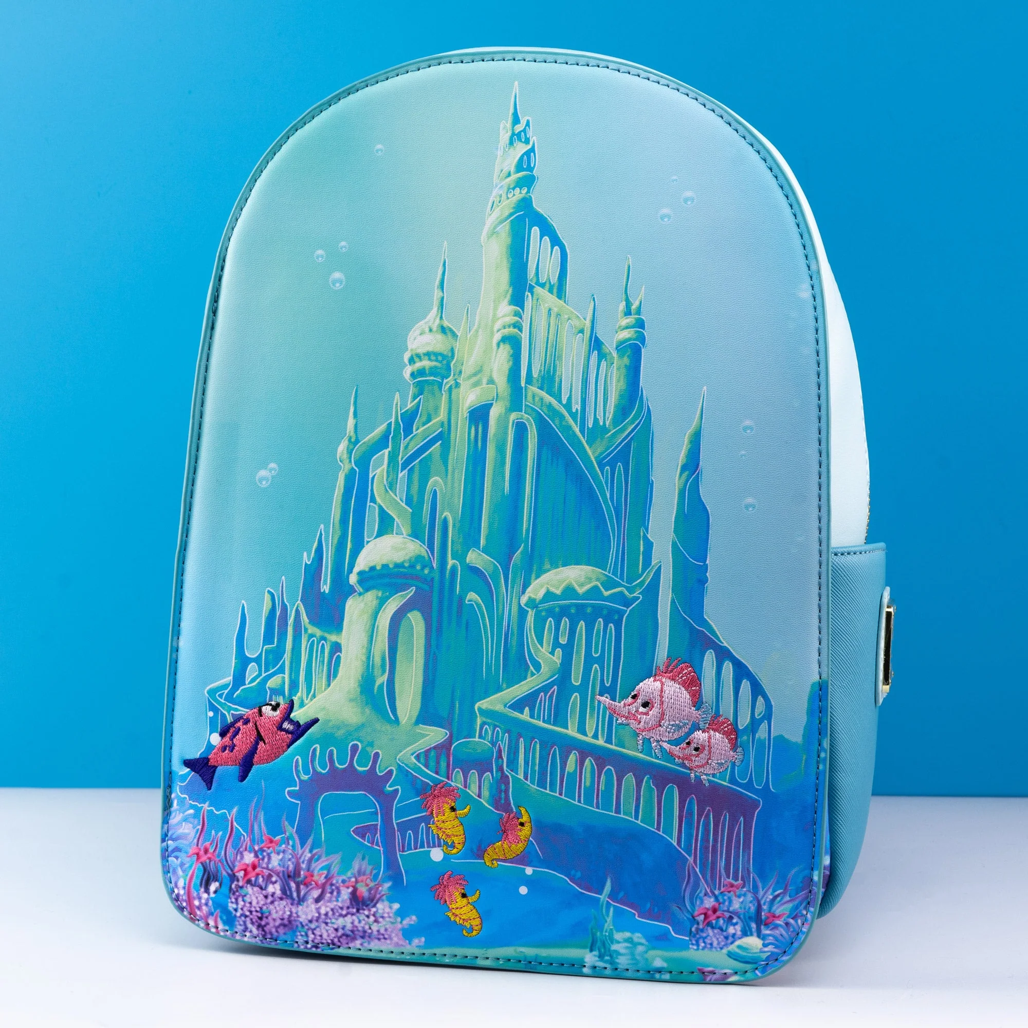 Loungefly x Disney The Little Mermaid Castle Window Mini Backpack - Image 7