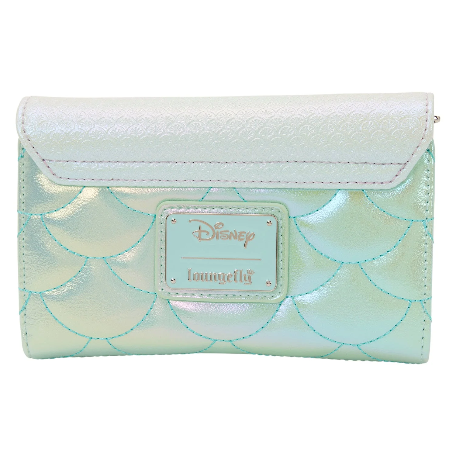 Loungefly x Disney The Little Mermaid Iridescent Pearl Flap Wallet - Image 3