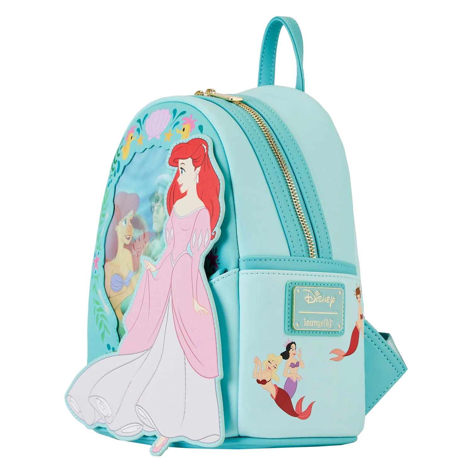 Loungefly x Disney The Little Mermaid Lenticular Mini Backpack - Image 4