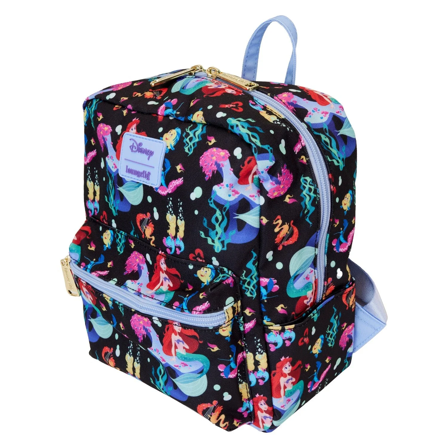 Loungefly x Disney The Little Mermaid Life is The Bubbles AOP Nylon Backpack - Image 4