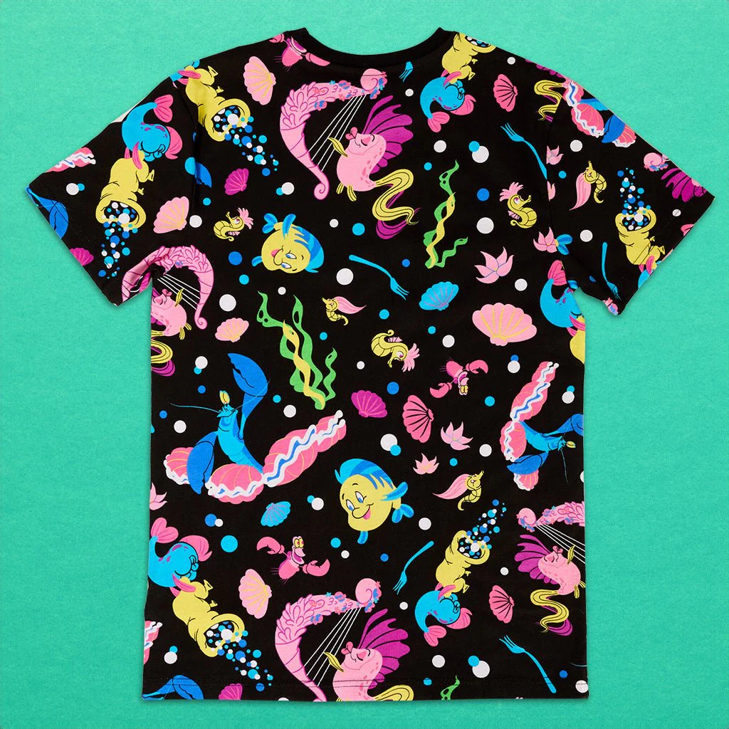 Loungefly x Disney The Little Mermaid Life is The Bubbles Unisex T-Shirt - Image 2