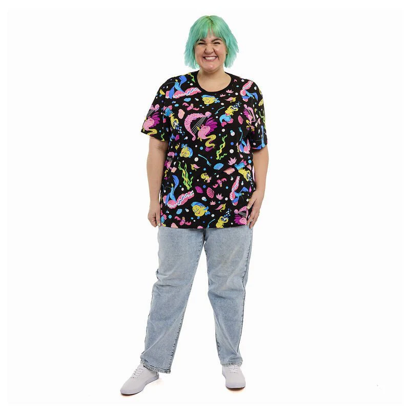 Loungefly x Disney The Little Mermaid Life is The Bubbles Unisex T-Shirt - Image 5