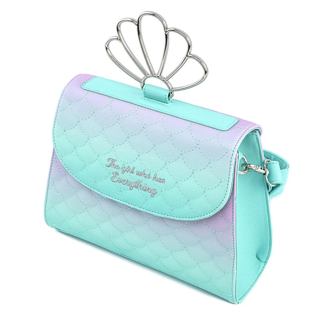 Loungefly x Disney The Little Mermaid Ombre Scales Handbag - Image 7