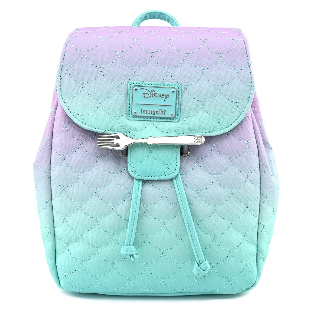 Loungefly x Disney The Little Mermaid Ombre Scales Mini Backpack - Image 3