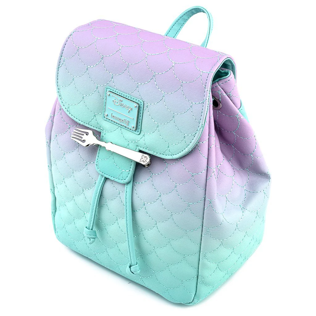 Loungefly x Disney The Little Mermaid Ombre Scales Mini Backpack - Image 5