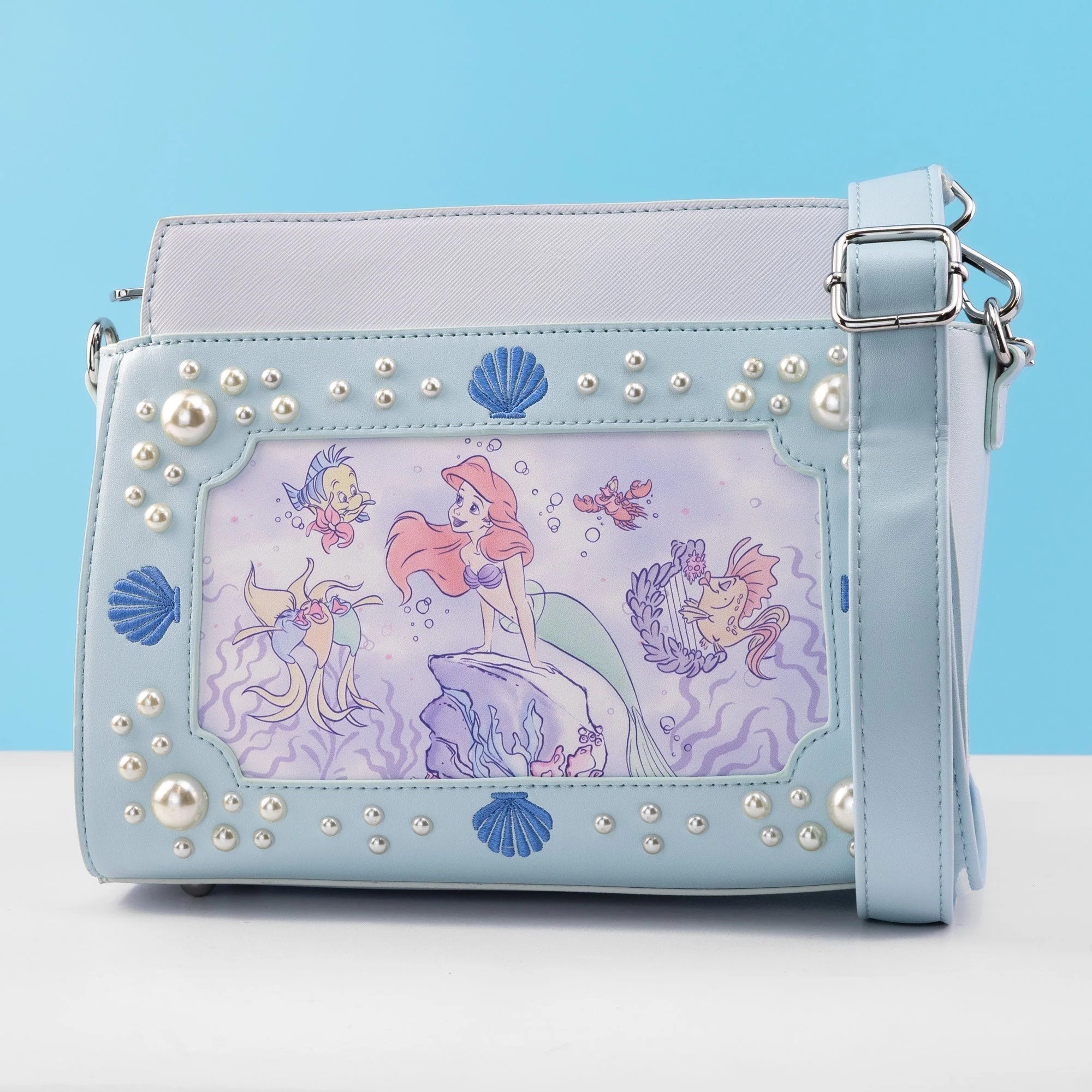 Loungefly x Disney The Little Mermaid Pearl Crossbody Handbag - Image 2