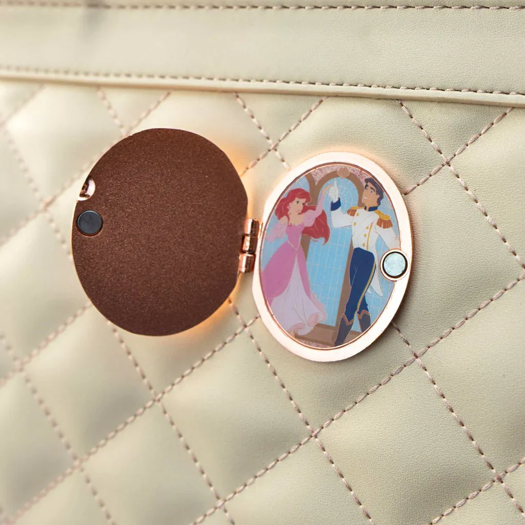 Loungefly x Disney The Little Mermaid Quilted Locket Crossbody Bag - Image 3