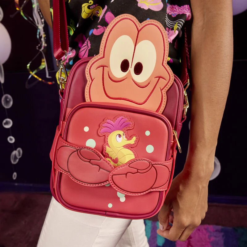 Loungefly x Disney The Little Mermaid Sebastian Crossbuddies Bag - Image 2