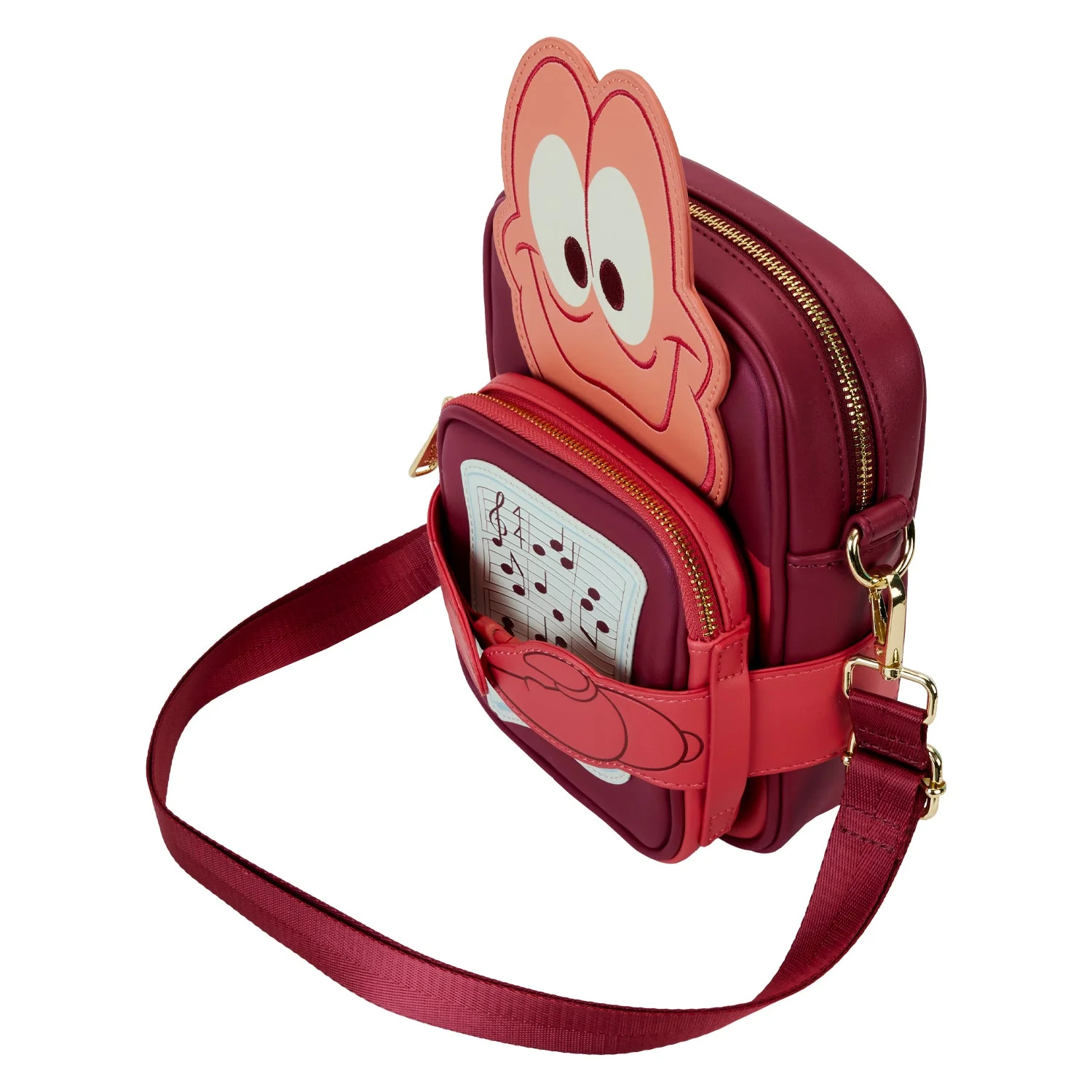 Loungefly x Disney The Little Mermaid Sebastian Crossbuddies Bag - Image 6