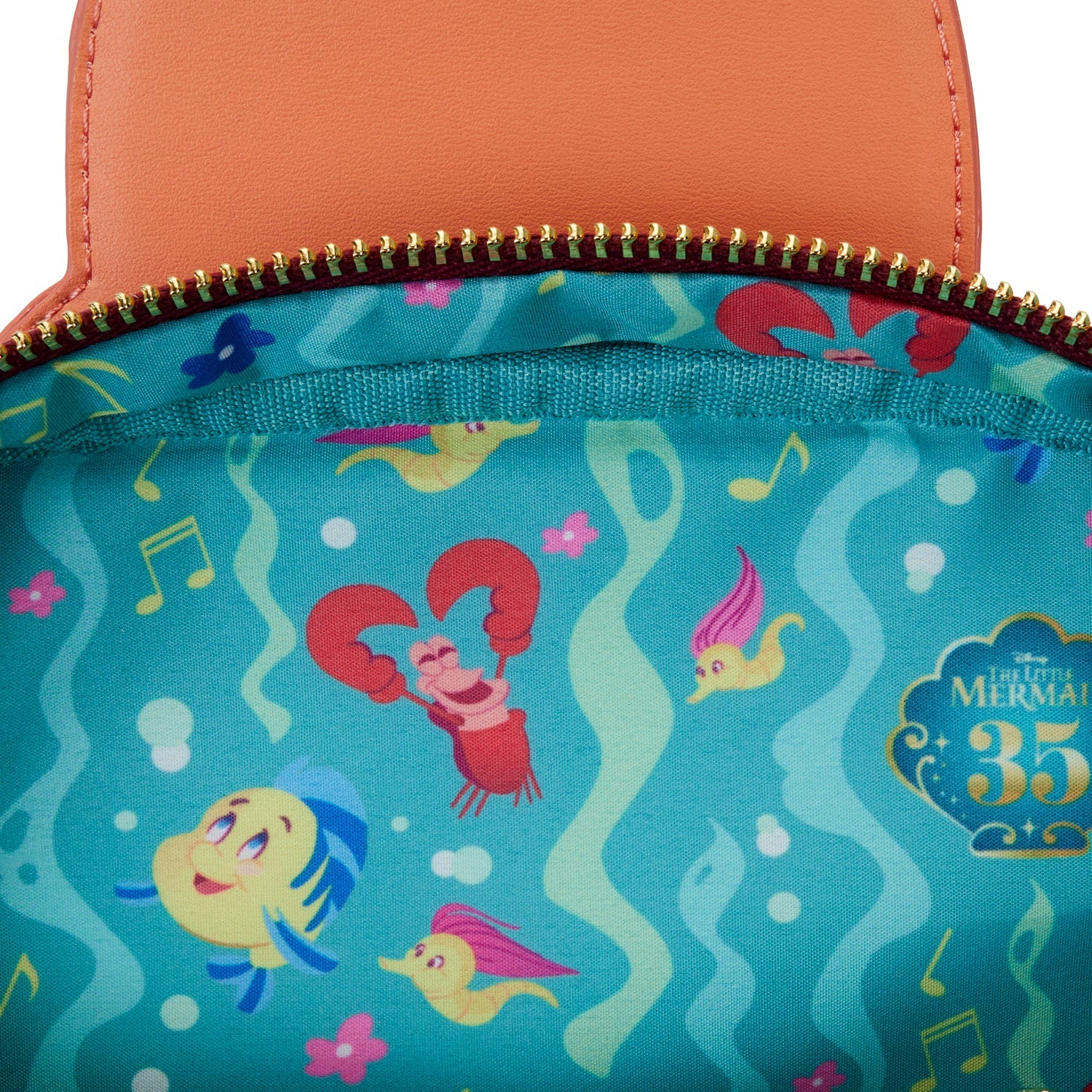 Loungefly x Disney The Little Mermaid Sebastian Crossbuddies Bag - Image 8