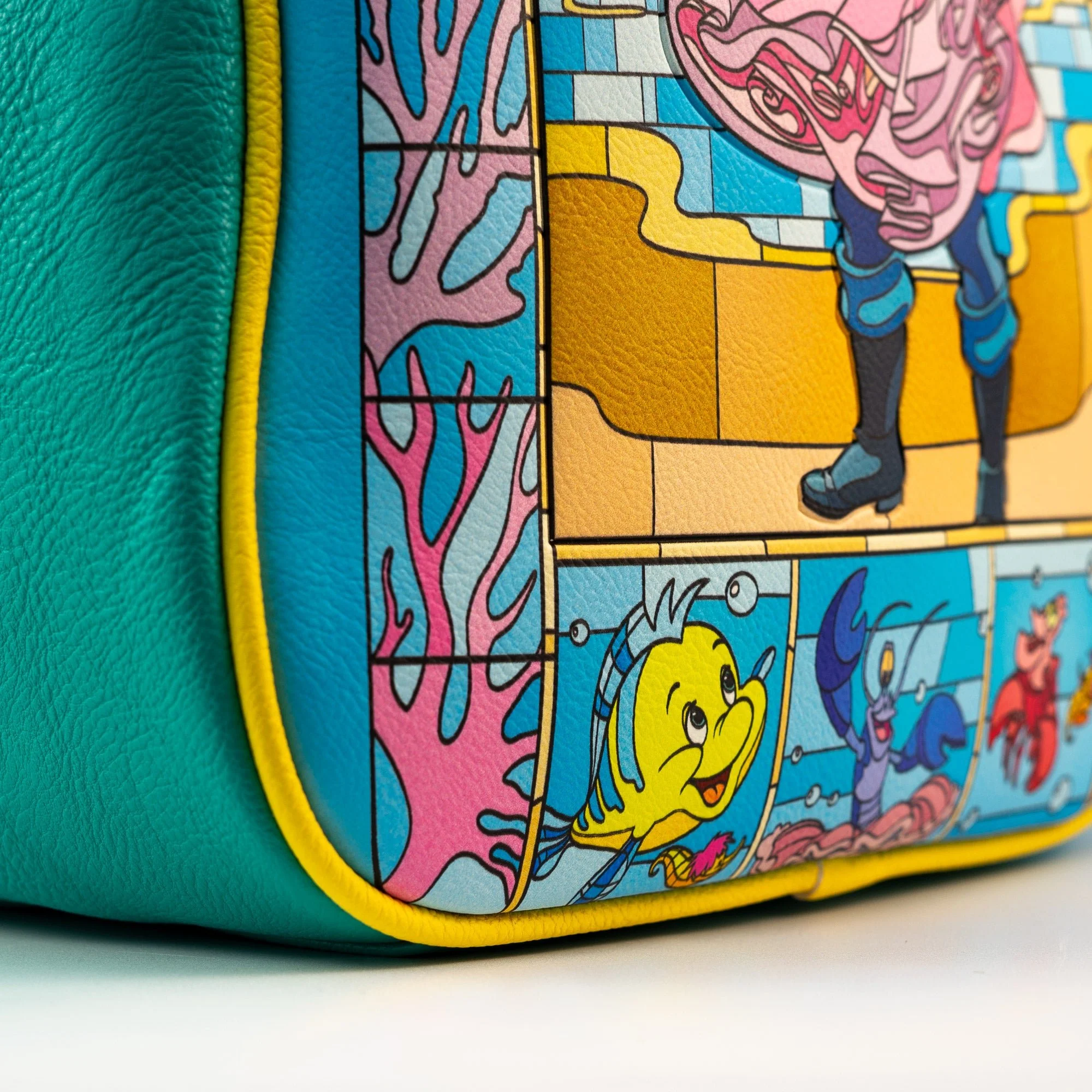 Loungefly x Disney The Little Mermaid Stained Glass Artwork Mini Backpack - Image 3