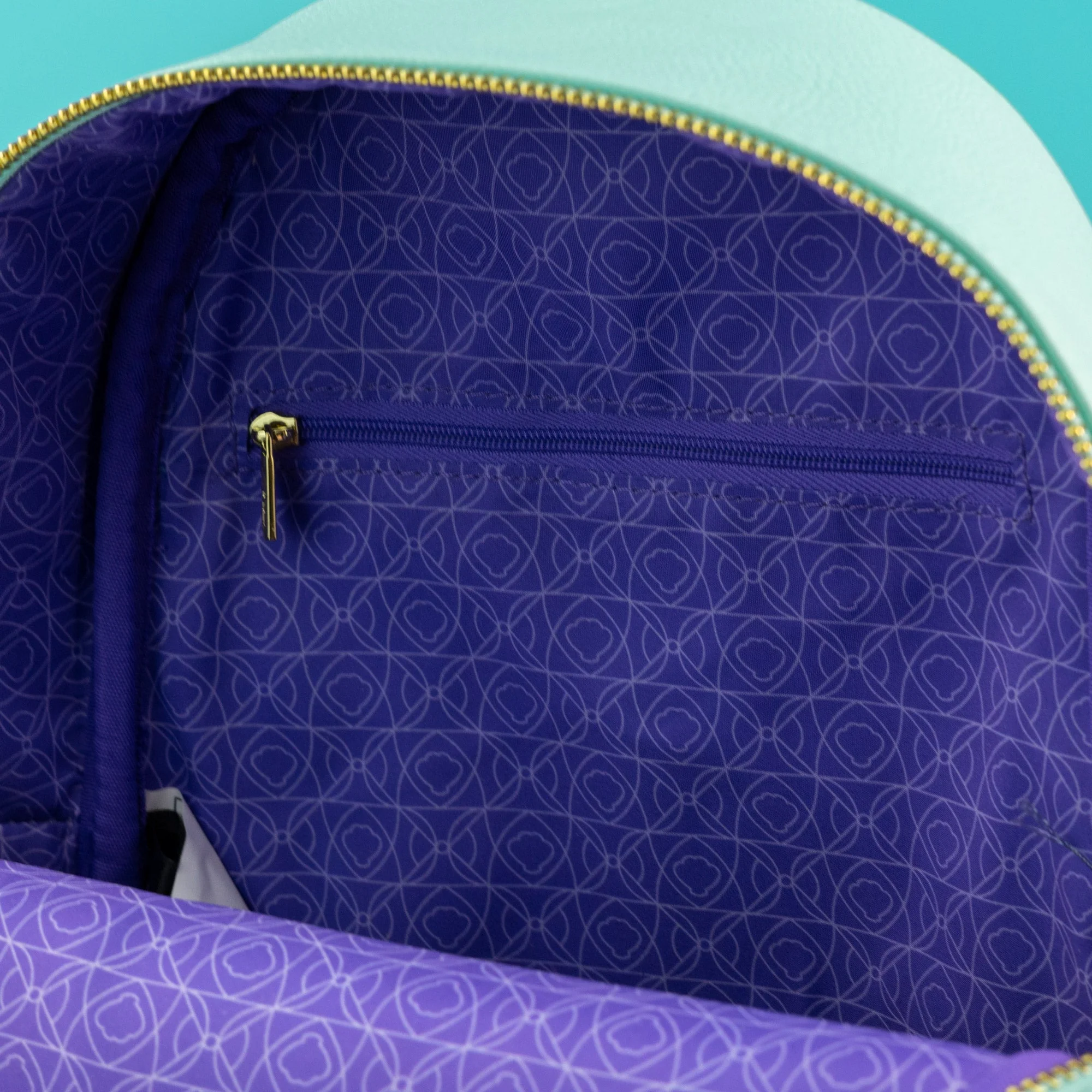 Loungefly x Disney The Little Mermaid Stained Glass Artwork Mini Backpack - Image 8