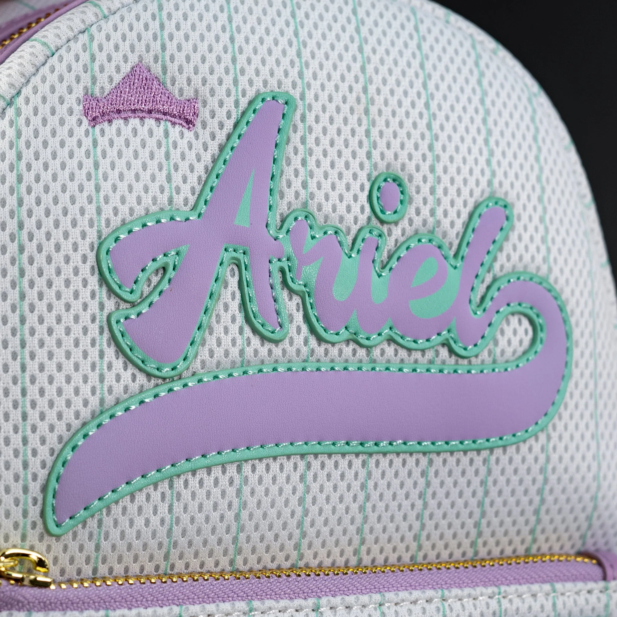 Loungefly x Disney The Little Mermaid Ariel Baseball Jersey Mini Backpack - Image 2