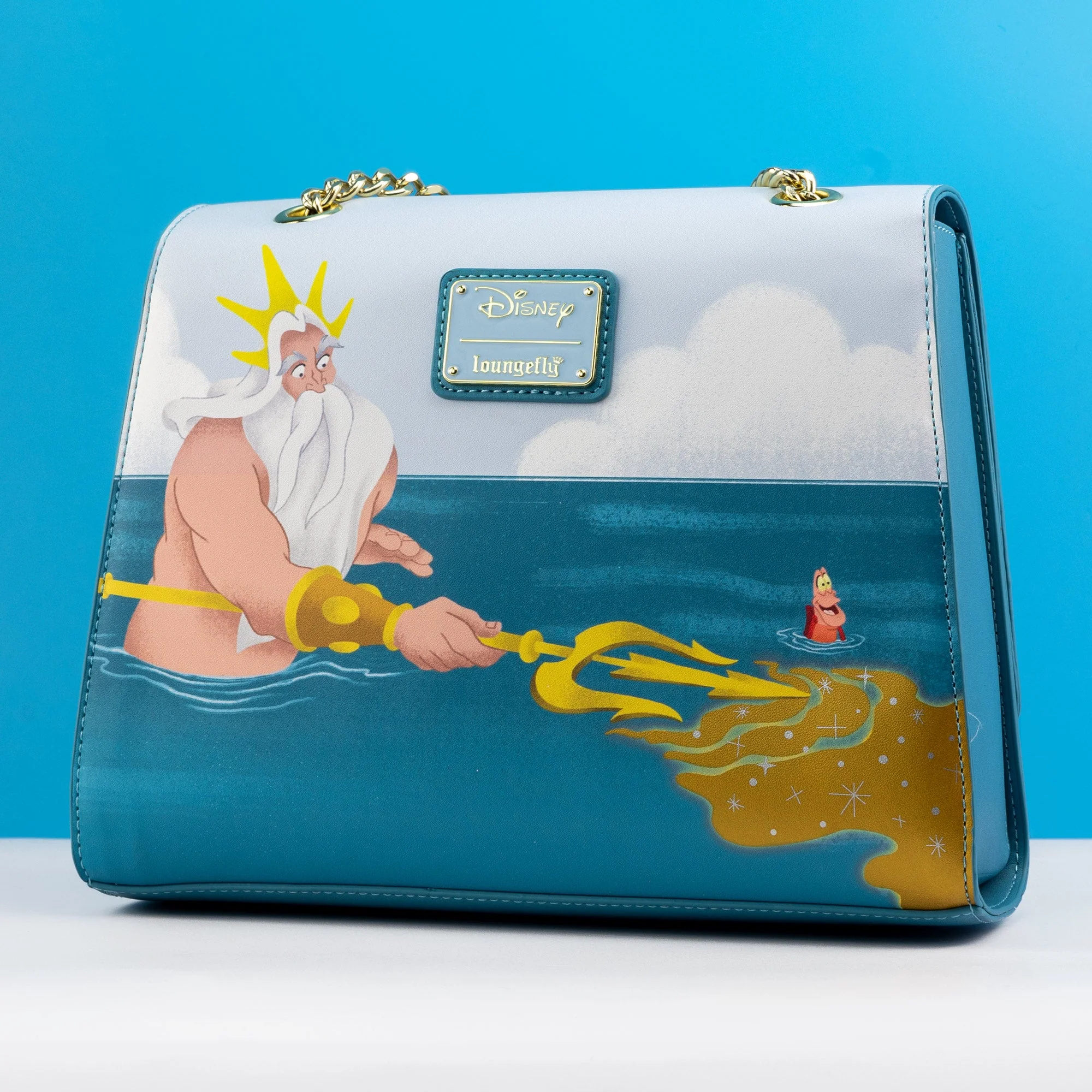 Loungefly x Disney The Little Mermaid Triton's Gift Crossbody Bag - Image 2