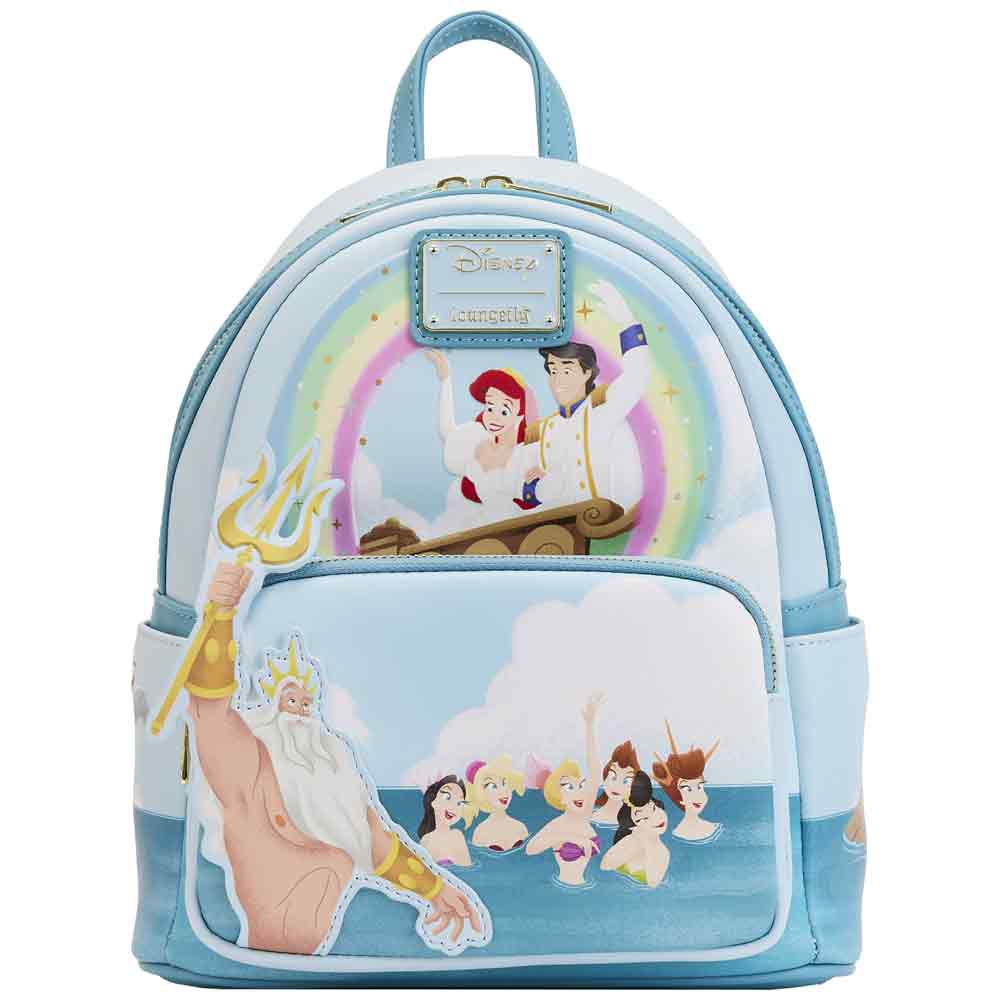 Loungefly x Disney The Little Mermaid Triton's Gift Mini Backpack - Image 2