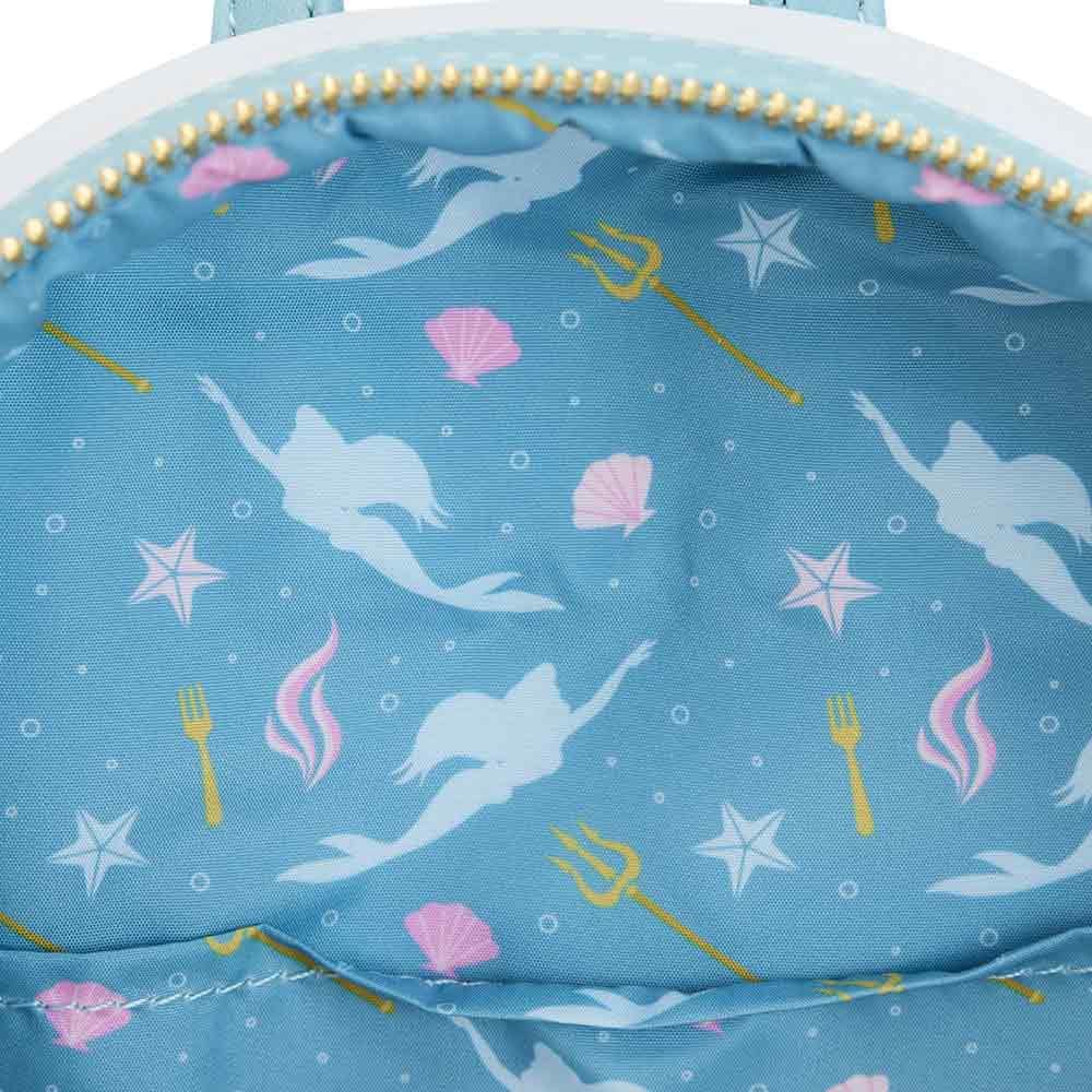 Loungefly x Disney The Little Mermaid Triton's Gift Mini Backpack - Image 7