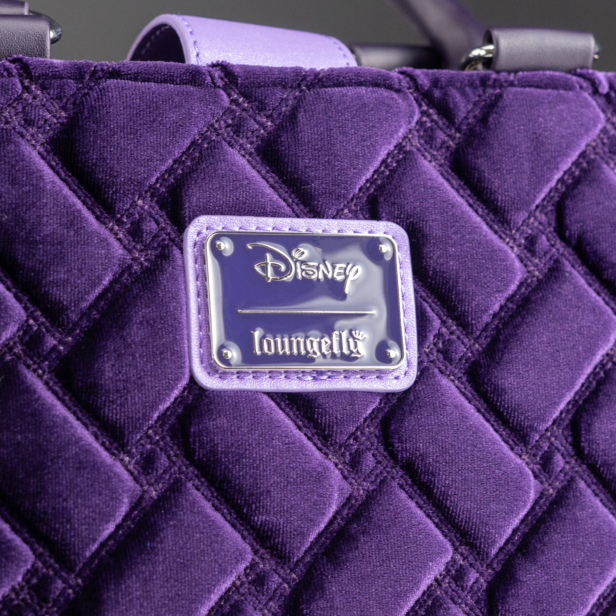Loungefly x Disney The Little Mermaid Ursula Quilted Velvet Handbag - Image 4