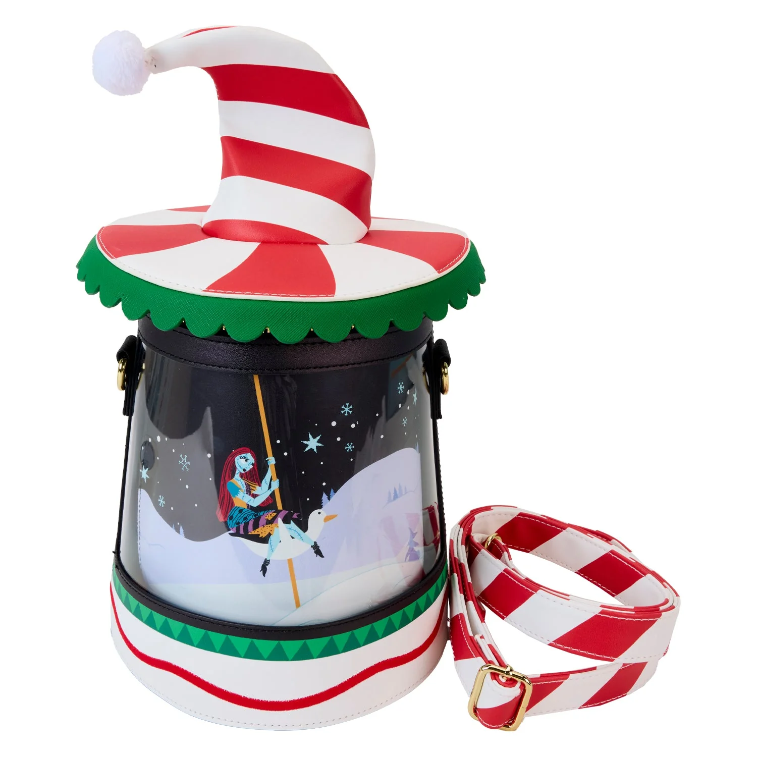 Loungefly x Disney The Nightmare Before Christmas Candy Cane Jack Crossbody Bag - Image 2