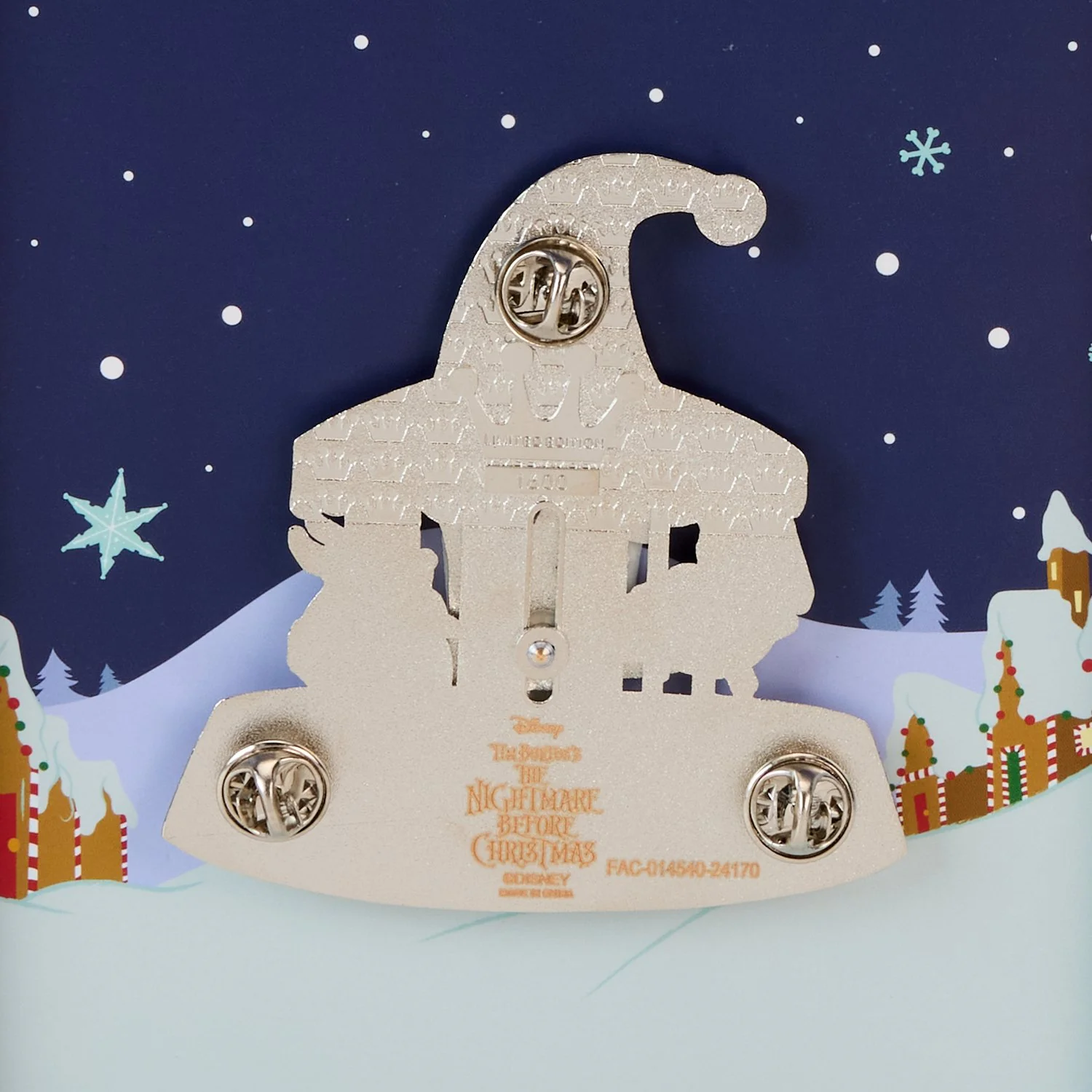 Loungefly x Disney The Nightmare Before Christmas Christmas Town Carousel Sliding  3" Collectors Pin - Image 5