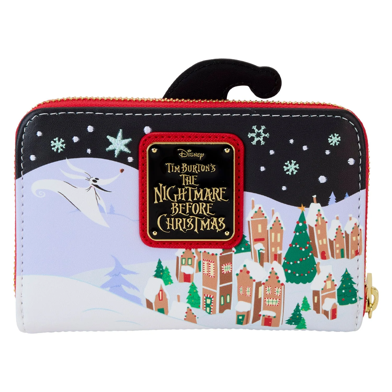 Loungefly x Disney The Nightmare Before Christmas Journey To Christmas Town Zip Around Wallet - Image 3