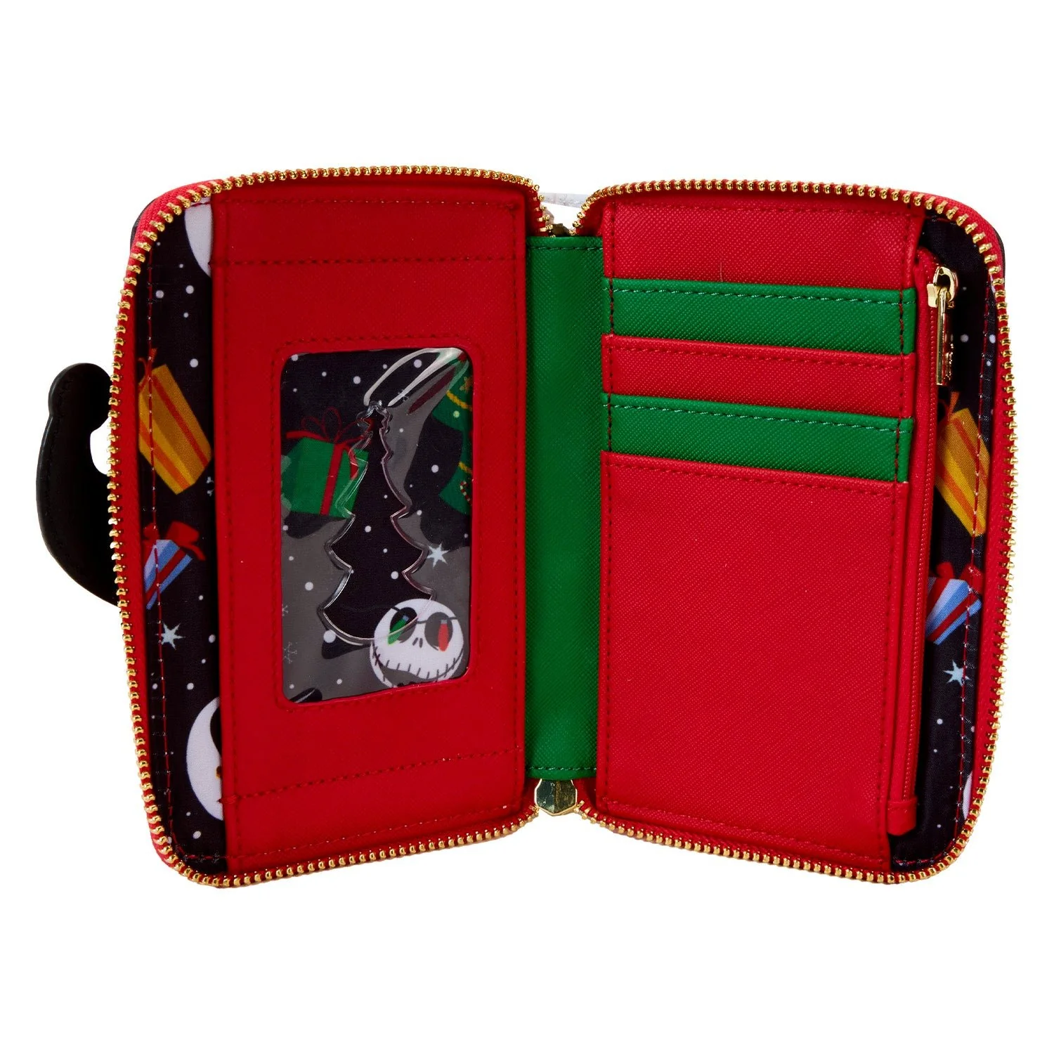 Loungefly x Disney The Nightmare Before Christmas Journey To Christmas Town Zip Around Wallet - Image 4