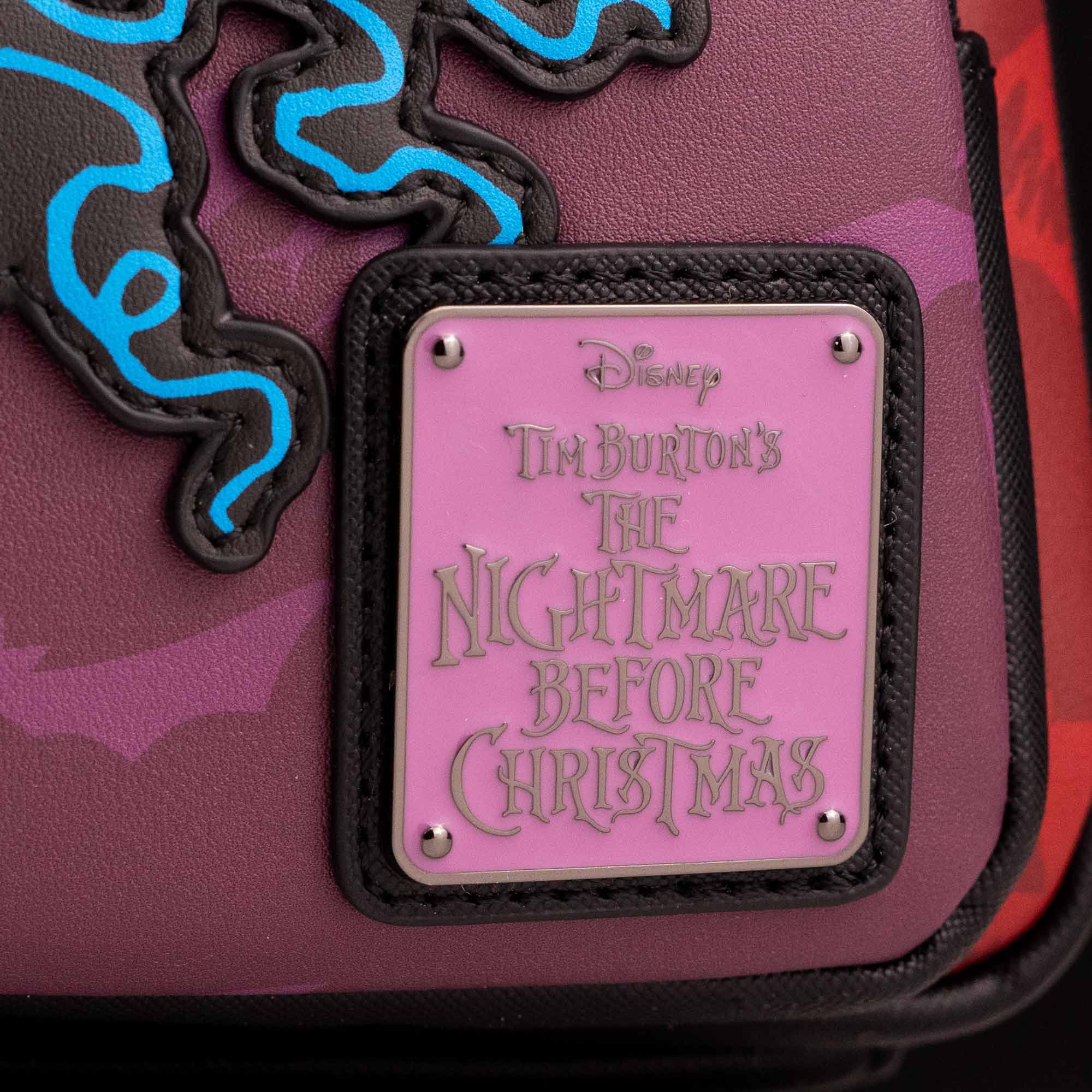 Loungefly x Disney The Nightmare Before Christmas Lock Shock Barrel Triple Pocket Mini Backpack - Image 2