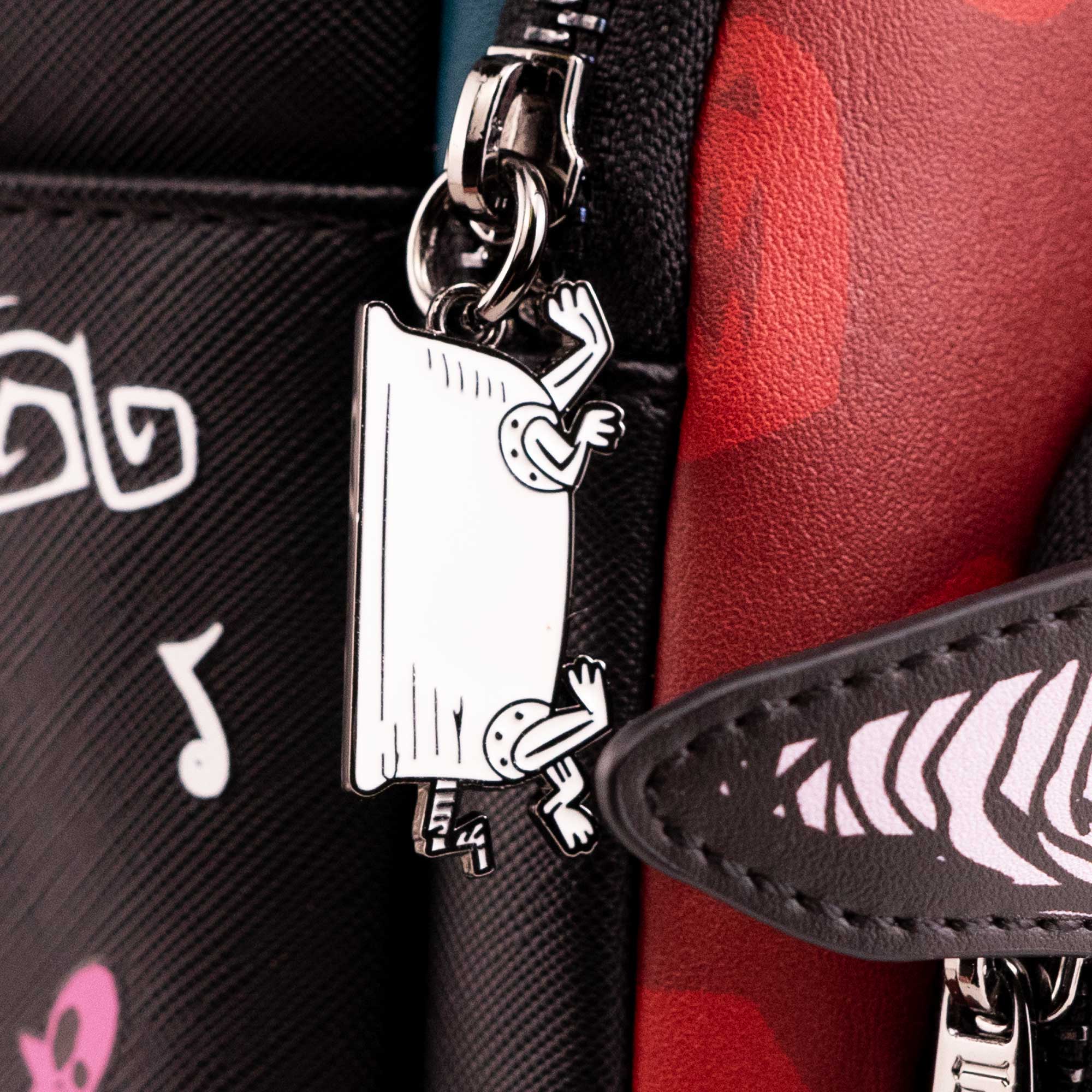 Loungefly x Disney The Nightmare Before Christmas Lock Shock Barrel Triple Pocket Mini Backpack - Image 6