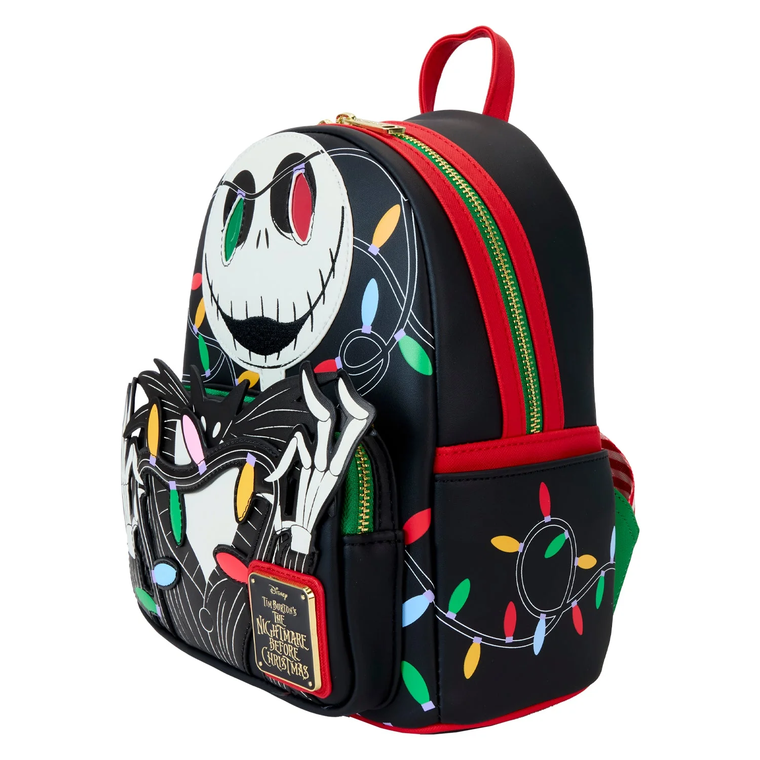 Loungefly x Disney The Nightmare Before Christmas Smiling Jack Light Up Mini Backpack - Image 3