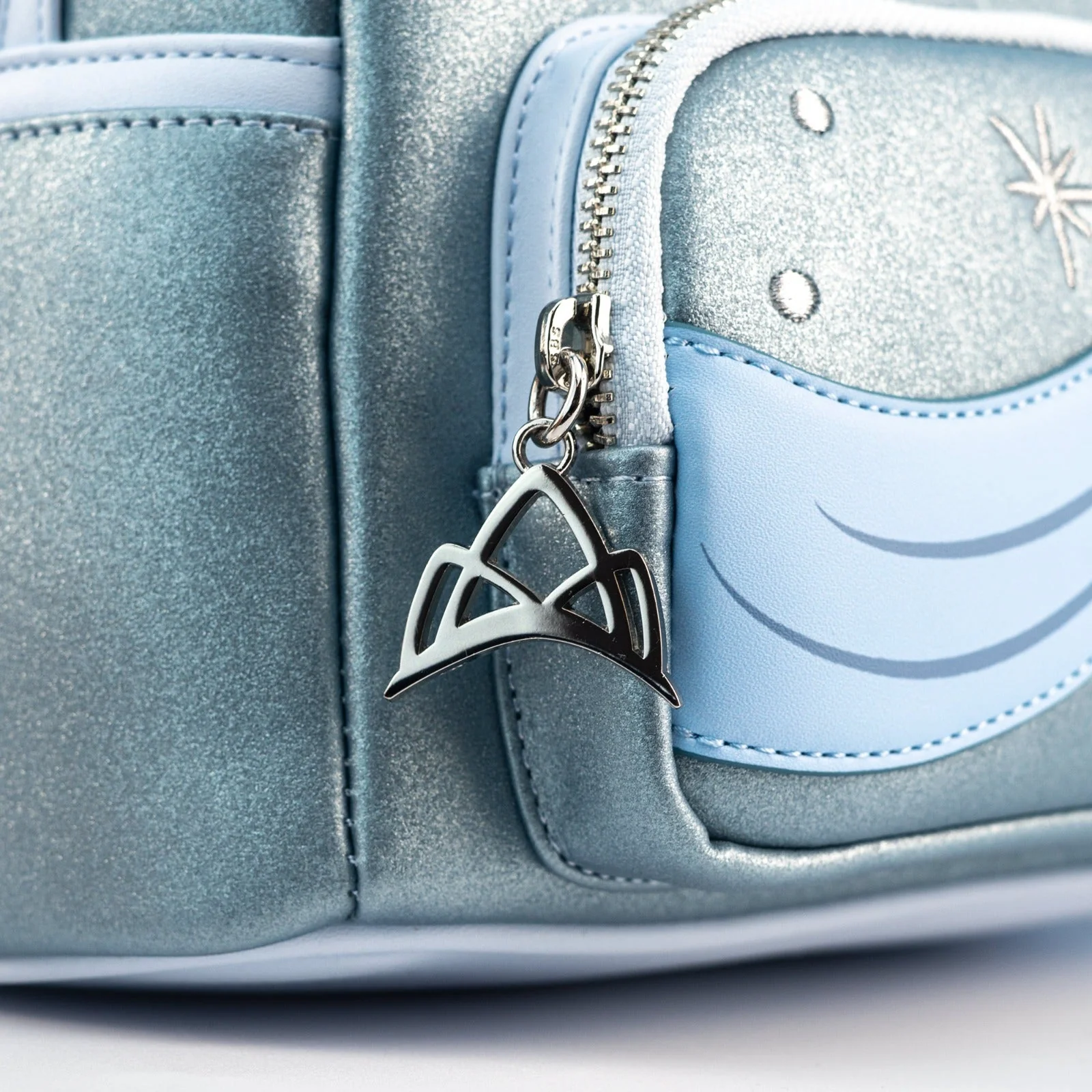 Loungefly x Disney The Princess and the Frog Tiana Blue Dress Cosplay Mini Backpack - Image 2