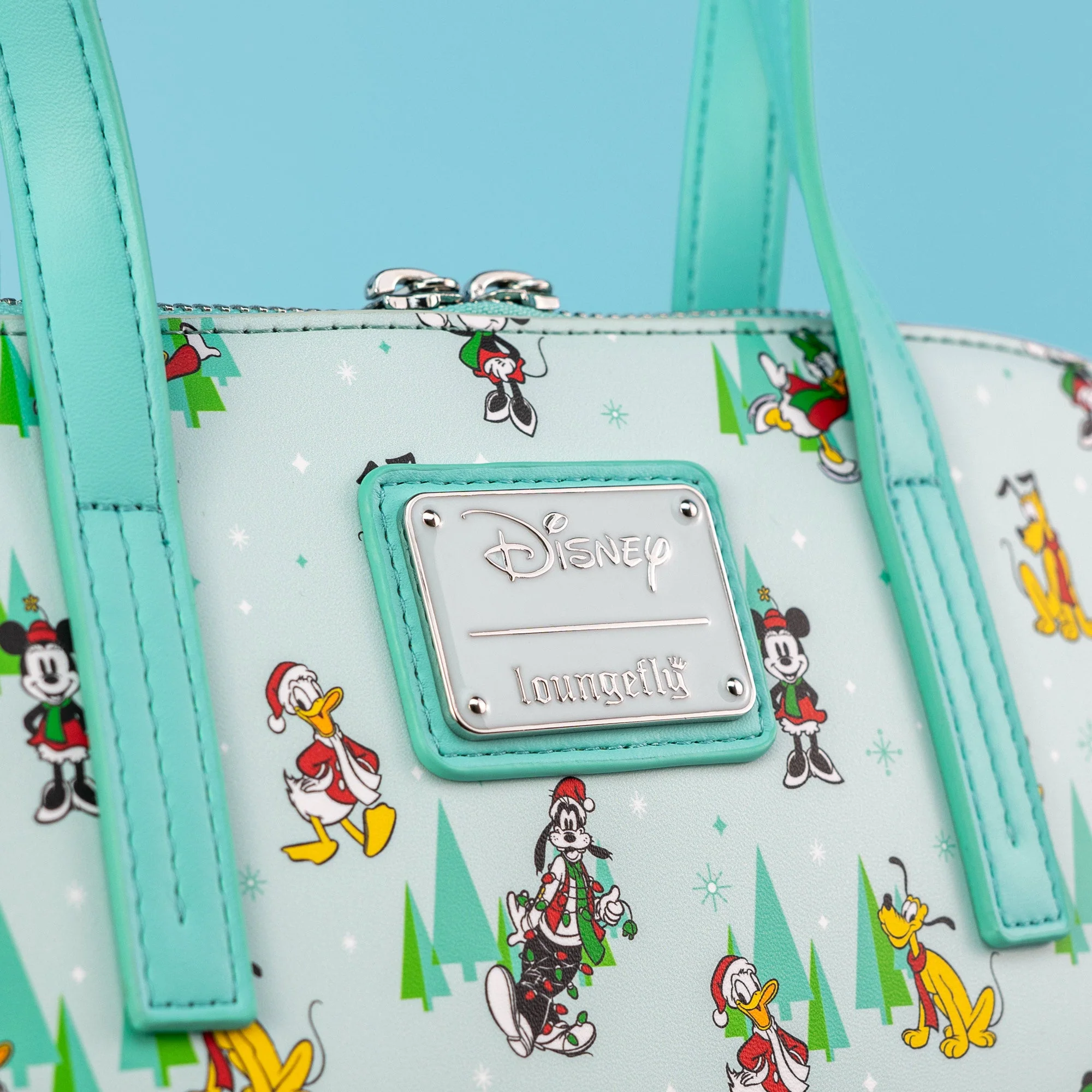 Loungefly x Disney The Sensational Six Christmas Character Print Crossbody bag - Image 3