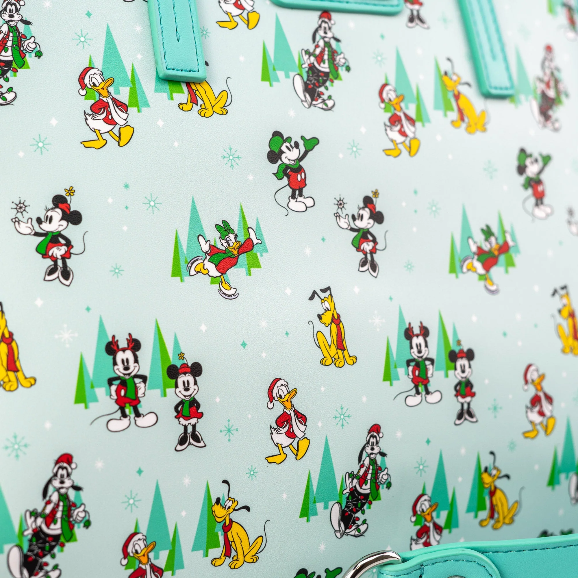 Loungefly x Disney The Sensational Six Christmas Character Print Crossbody bag - Image 4