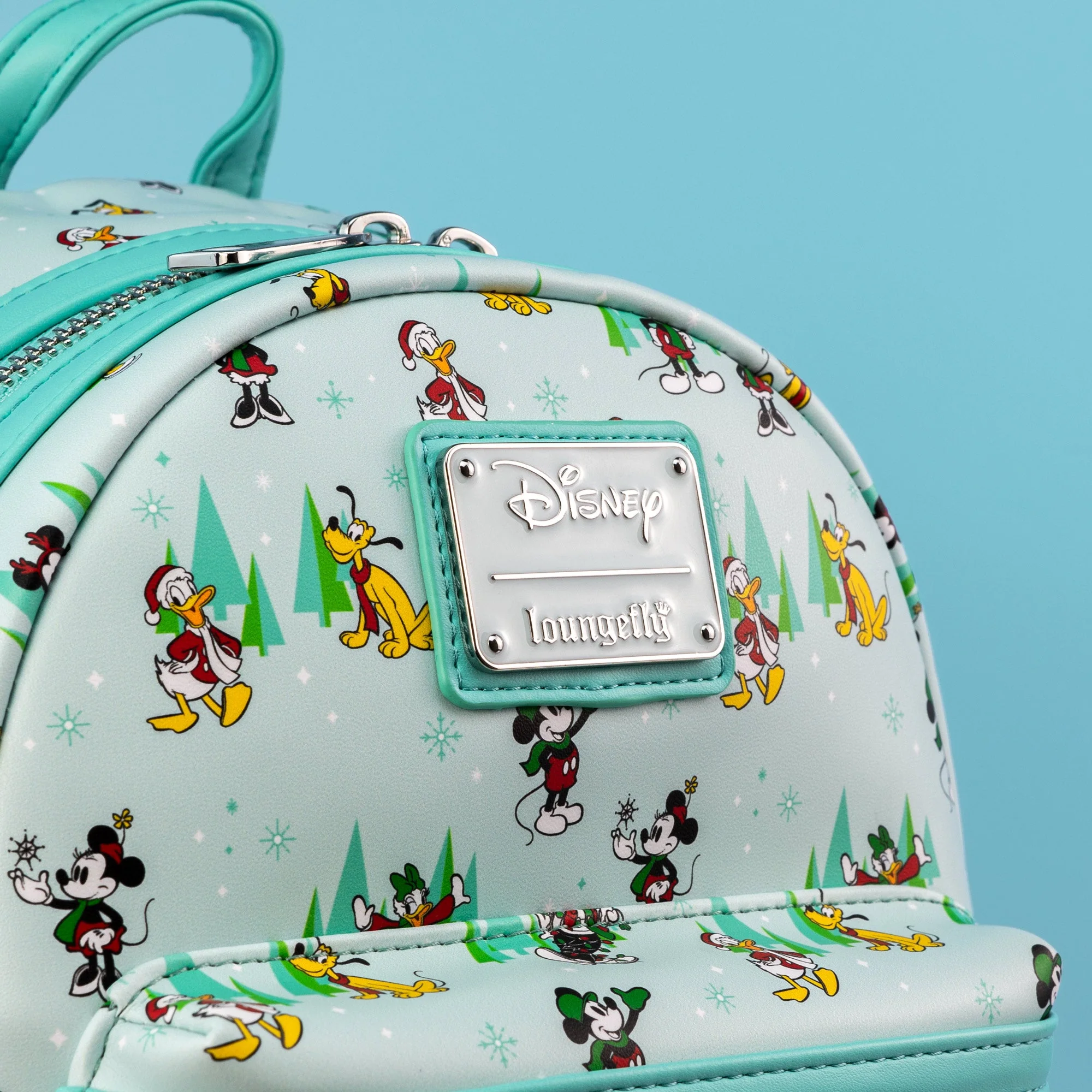 Loungefly x Disney The Sensational Six Christmas Character Print Mini Backpack - Image 2