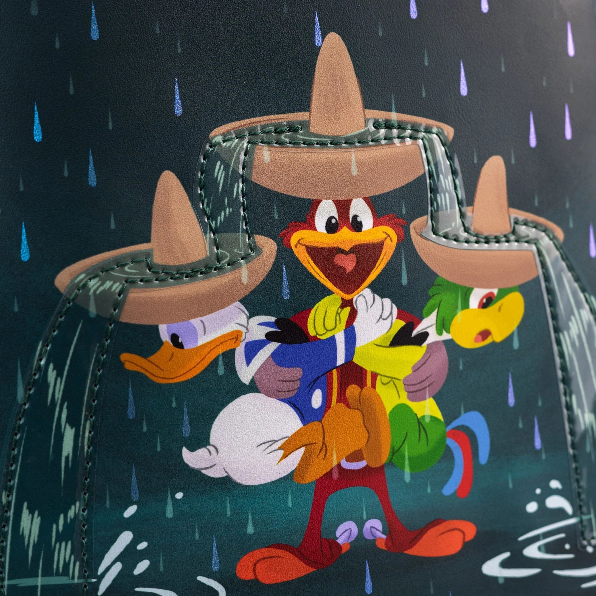 Loungefly x Disney The Three Caballeros Water Fountain Mini Backpack - Image 3
