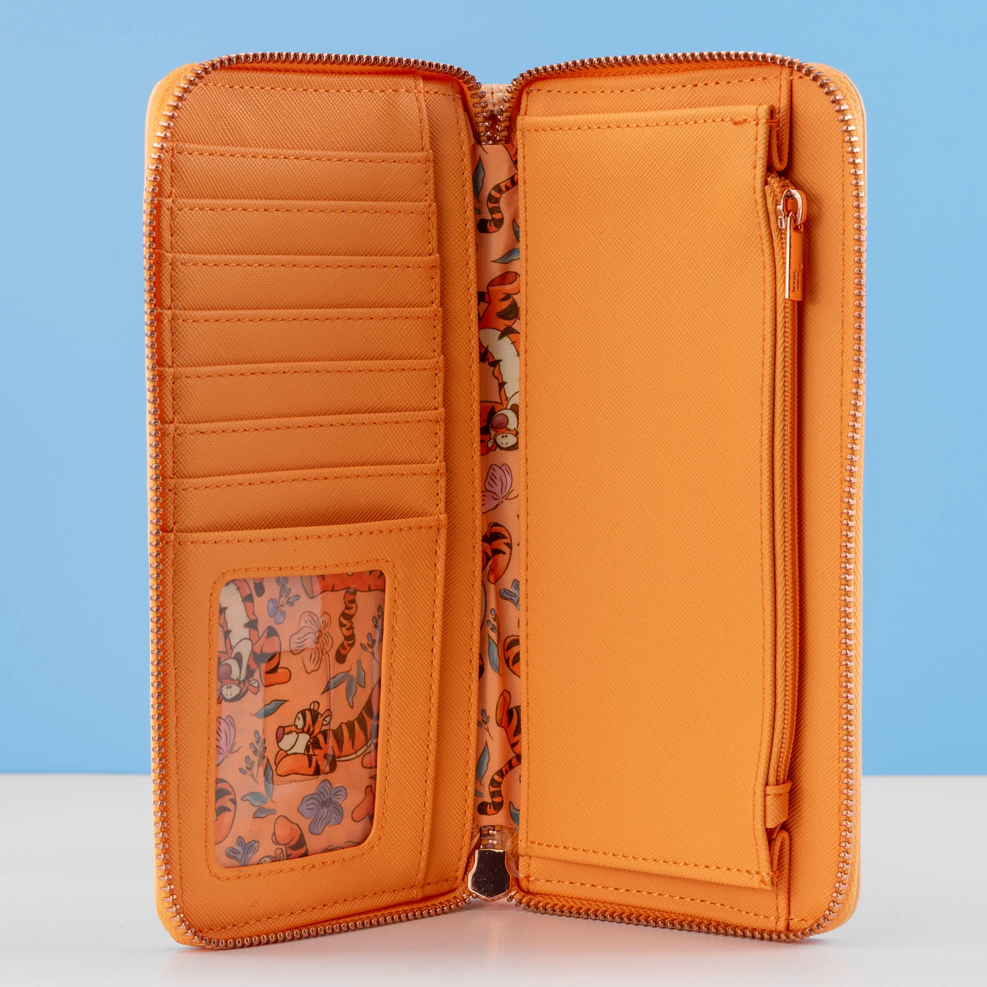 Loungefly x Disney Tigger Floral Zip Around Purse - Image 3