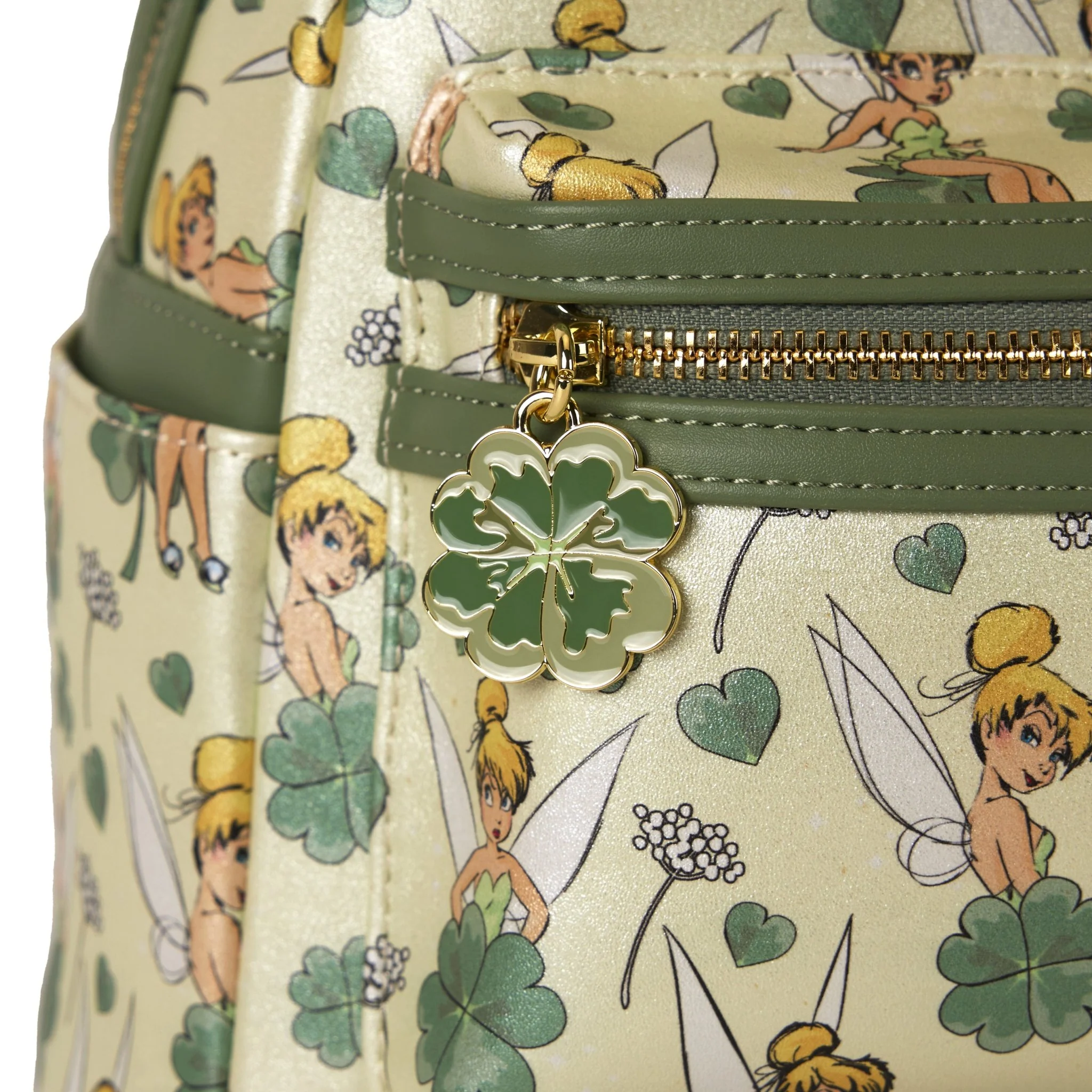 Loungefly x Disney Tinker Bell Four-Leaf Clover Mini Backpack - Image 2