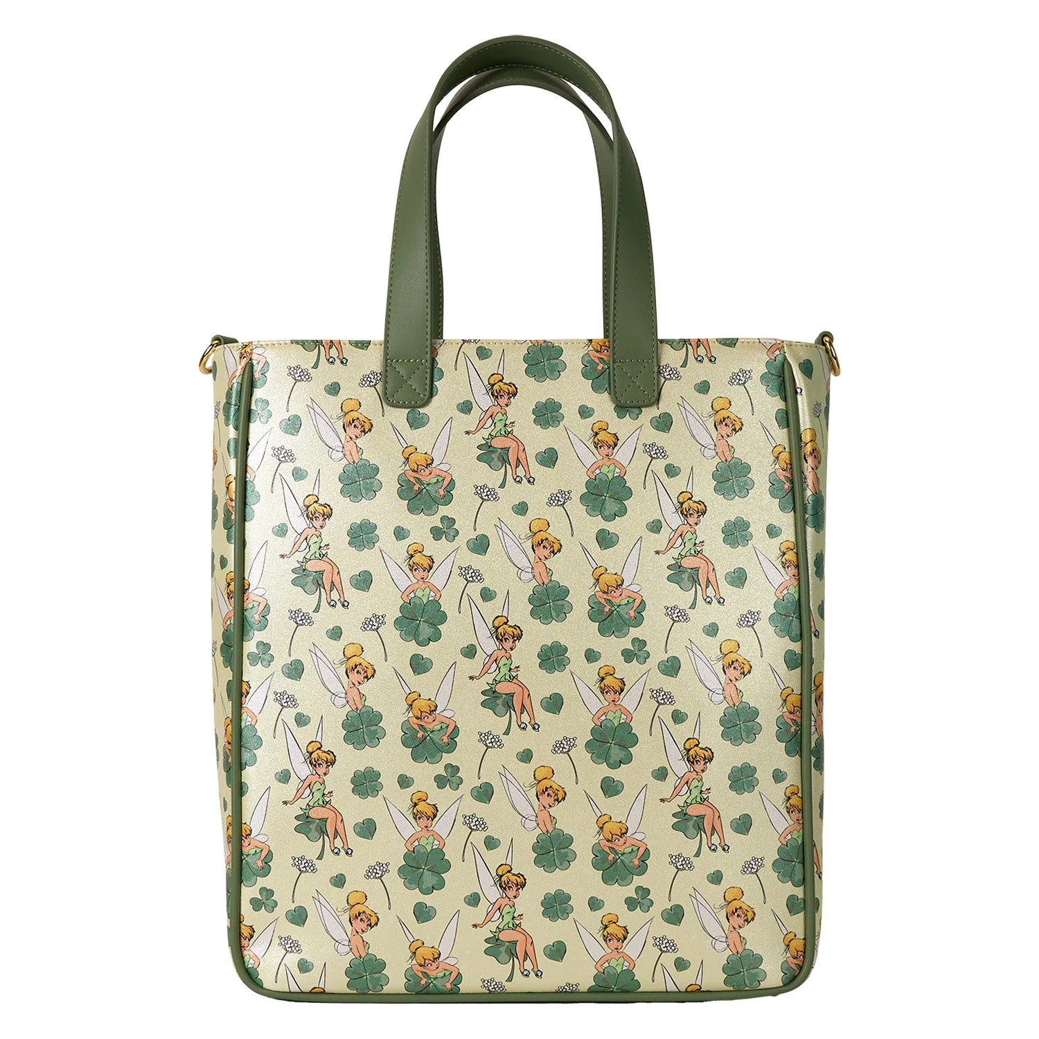 Loungefly x Disney Tinker Bell Four-Leaf Clover Tote Bag with Coin Bag - Image 7