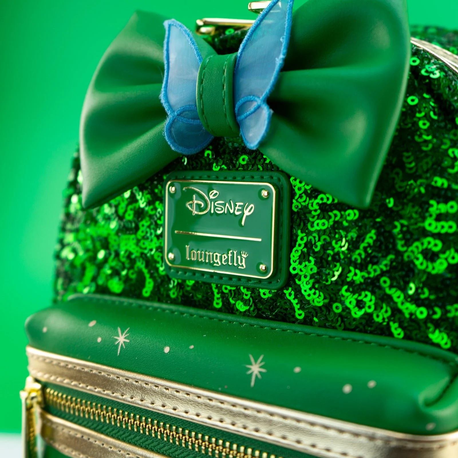 Loungefly x Disney Tinkerbell Sequin Mini Backpack - Image 2