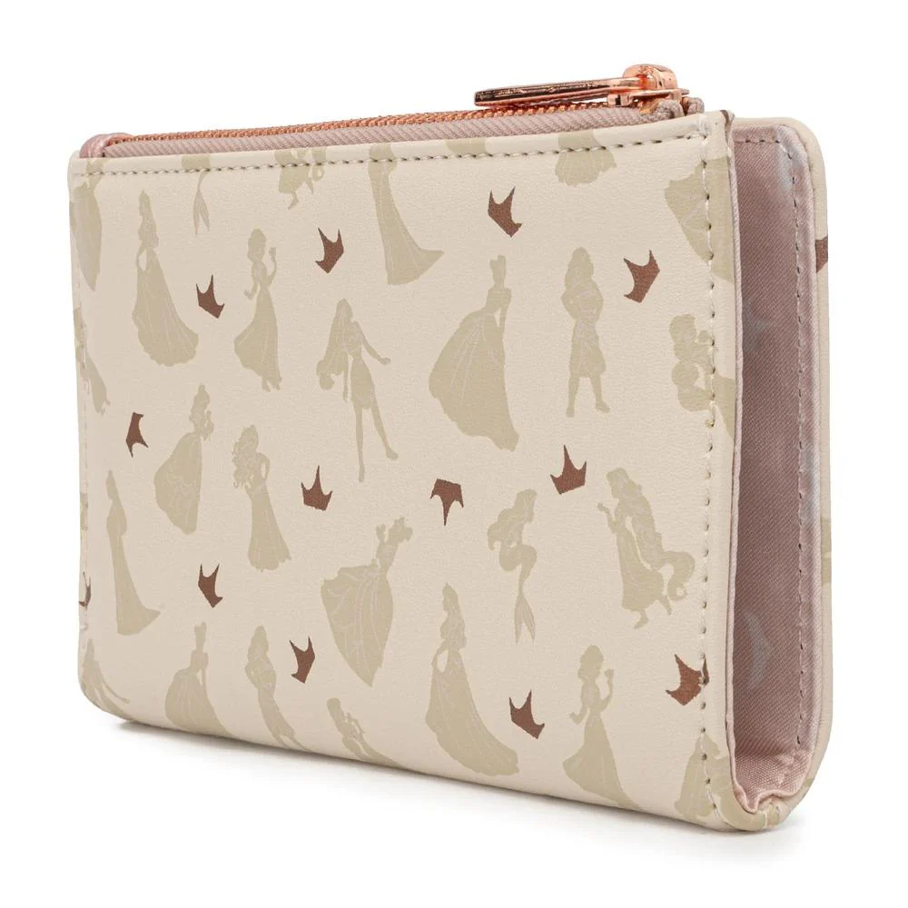 Loungefly x Disney Ultimate Princesses Silhouette All Over Print Purse - Image 3