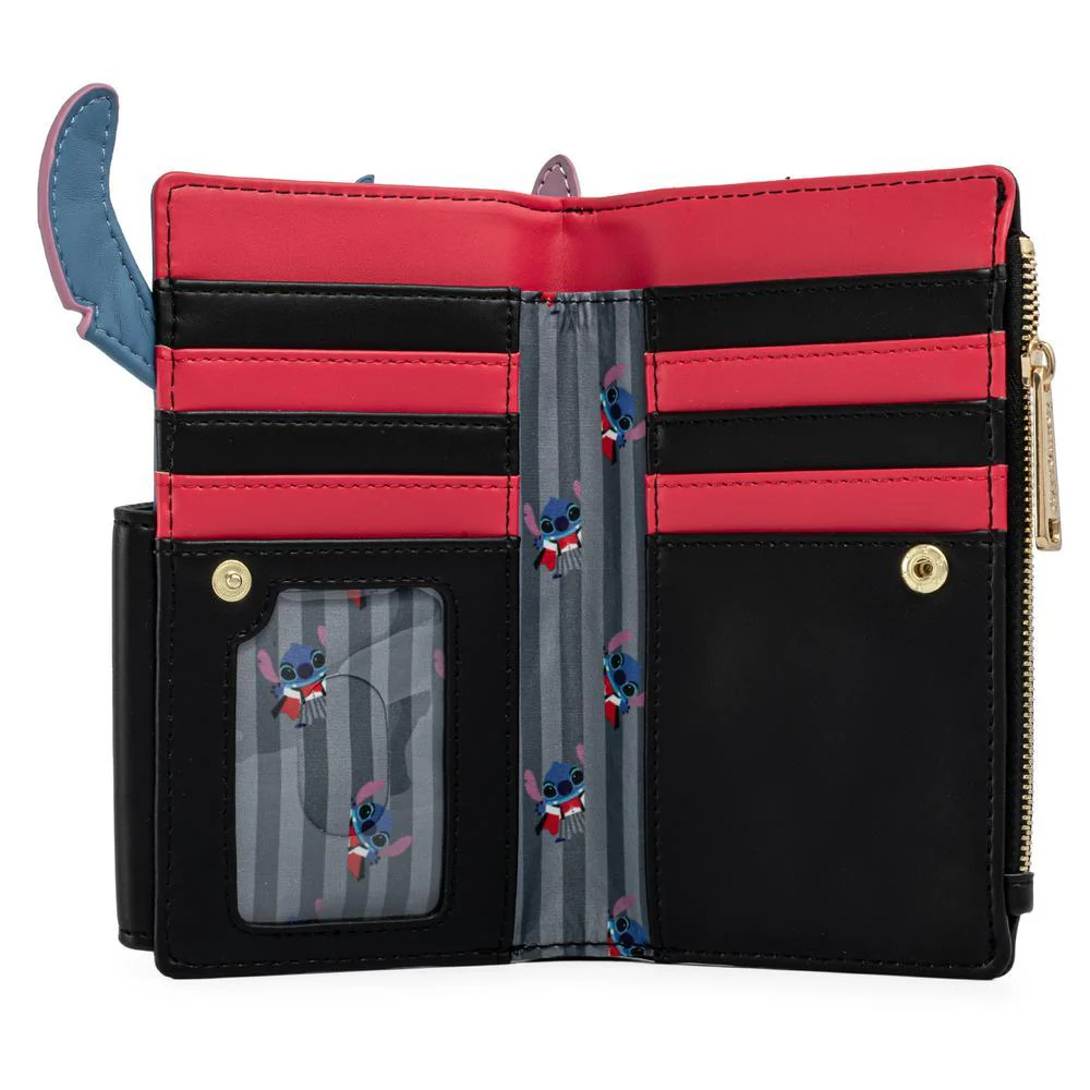 Loungefly x Disney Vampire Stitch Bow Tie Purse - Image 4