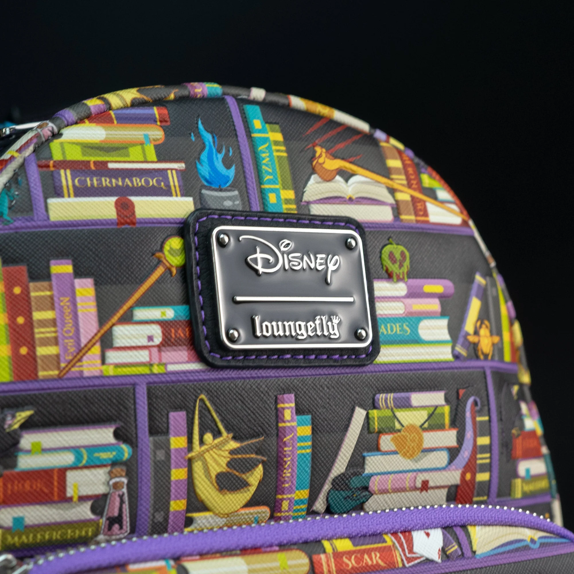 Loungefly x Disney Villains Books Mini Backpack - Image 2
