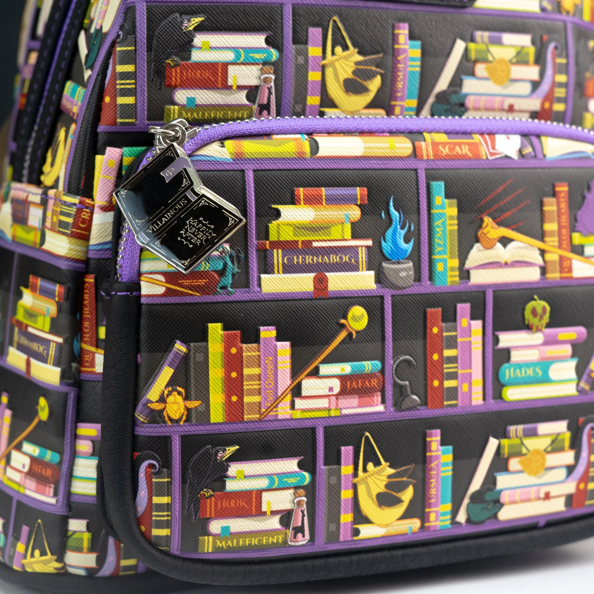 Loungefly x Disney Villains Books Mini Backpack - Image 3