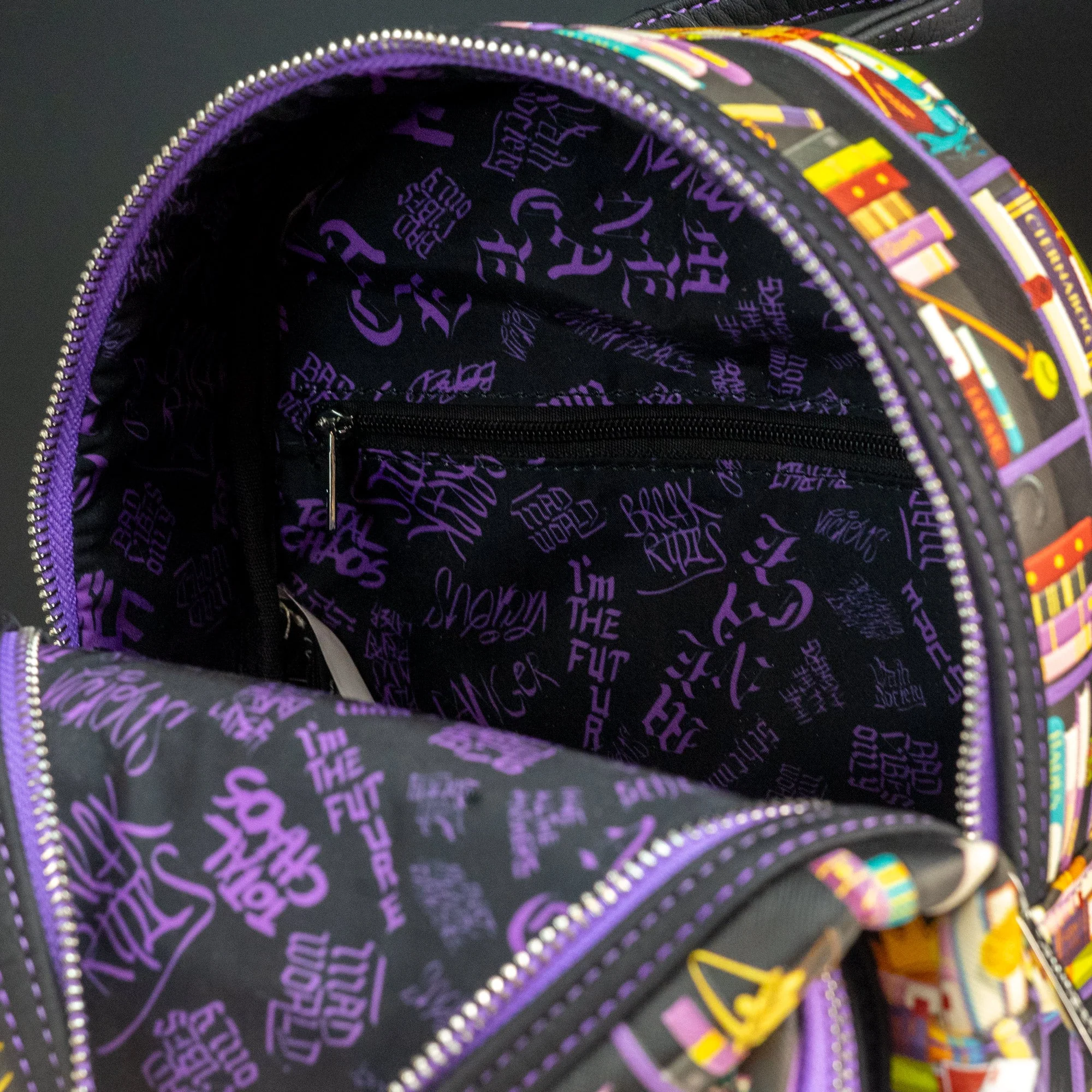 Loungefly x Disney Villains Books Mini Backpack - Image 7