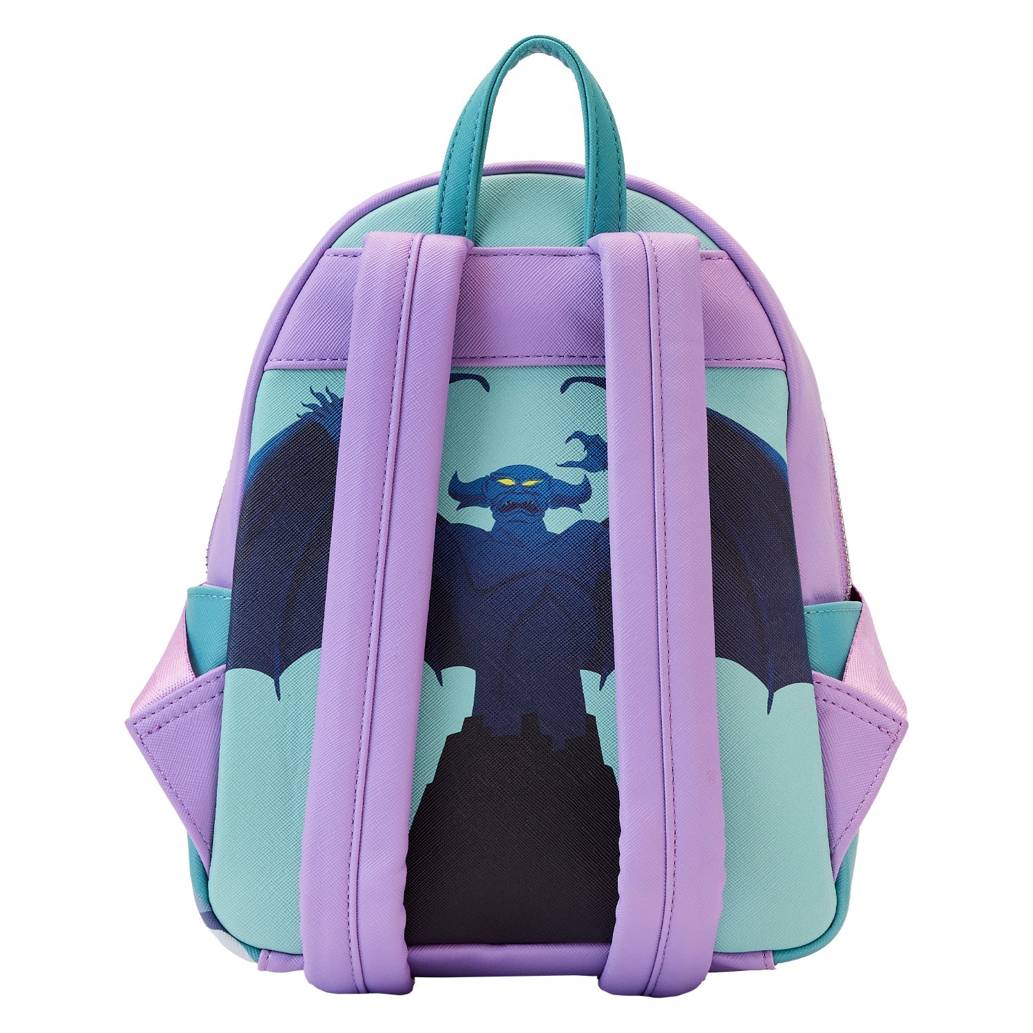 Loungefly x Disney Villains Colour Block Triple Pocket Mini Backpack - Image 5