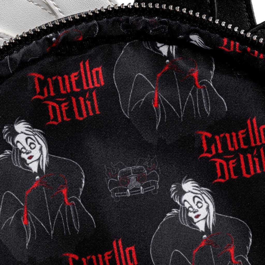 Loungefly x Disney Villains Cruella De Vil Mini Backpack - Image 4
